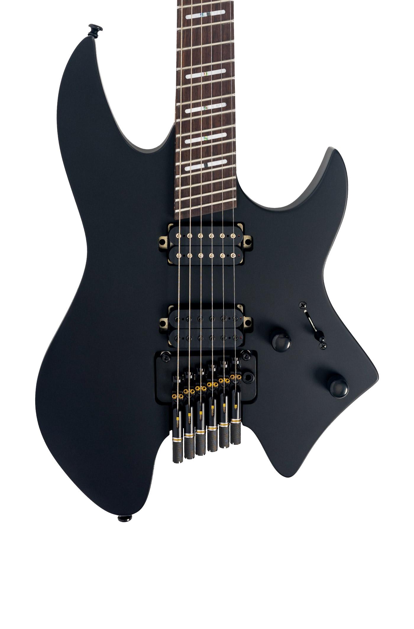Sire Larry Carlton X6 Headless Electric Guitar in Black Satin - X66BKS 1.jpg