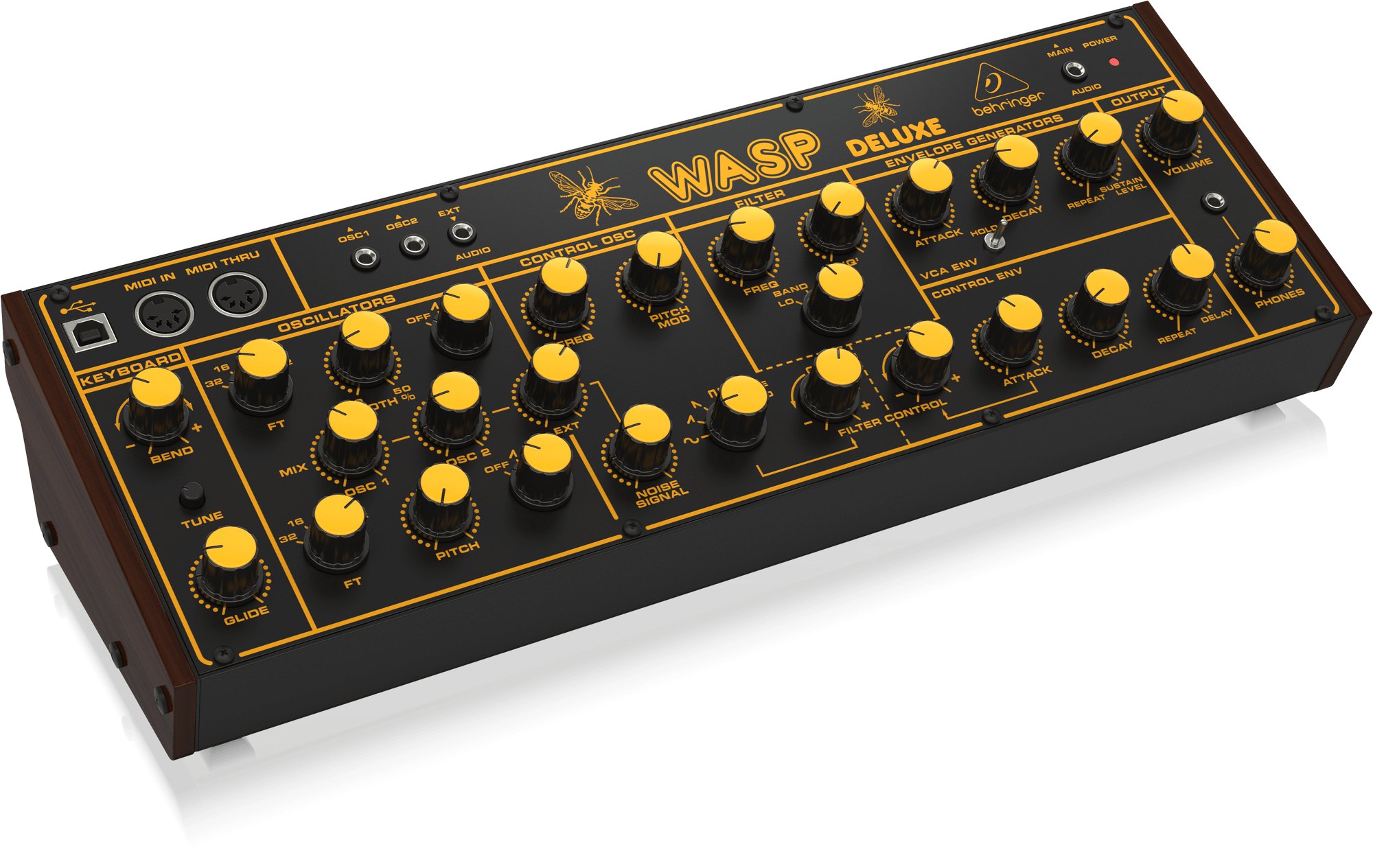 Behringer Wasp Deluxe Hybrid Desktop Synthesizer - Andertons Music Co.
