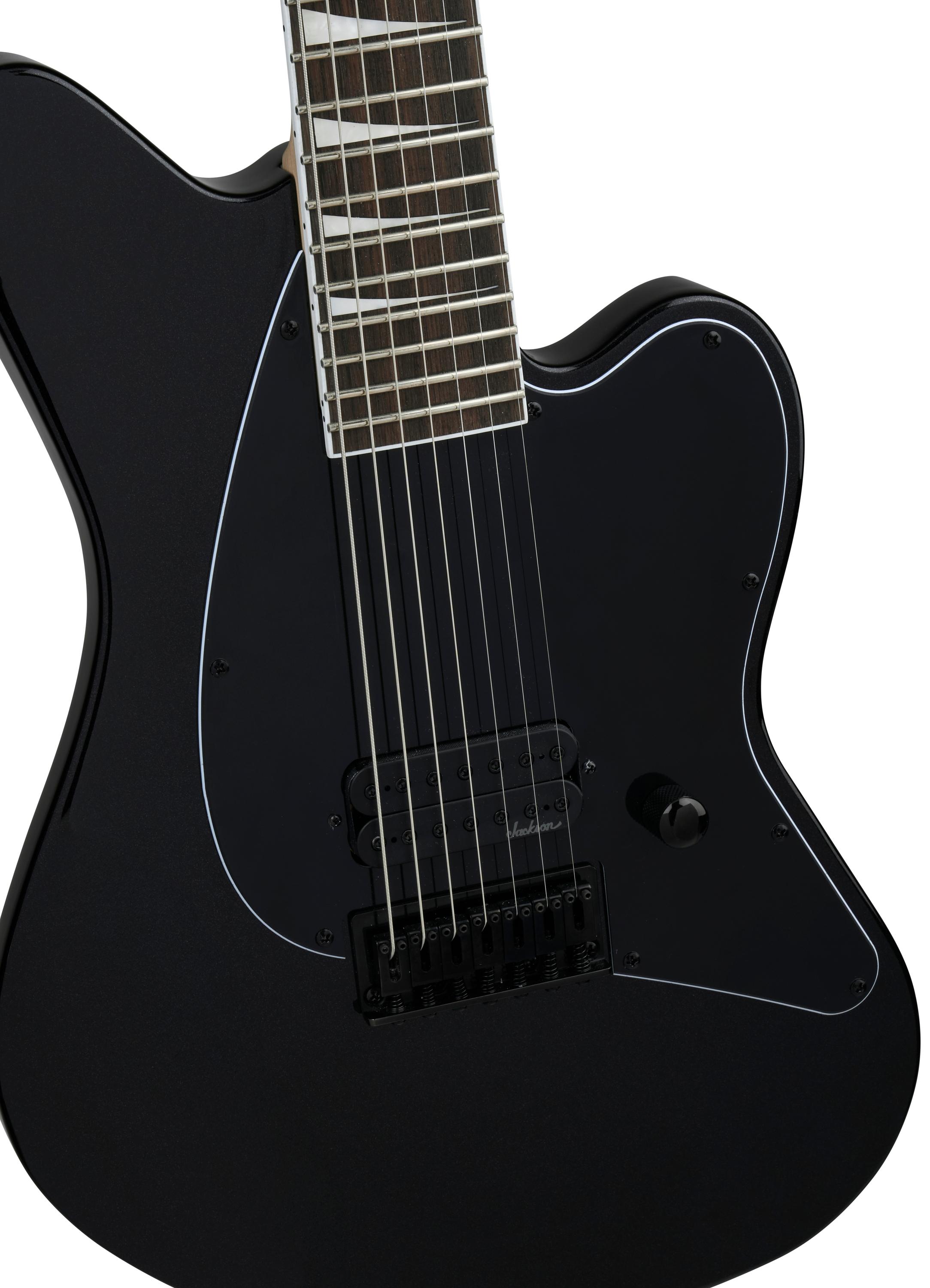 Jackson X Series Surfcaster HT7 Guitar In Metallic Black