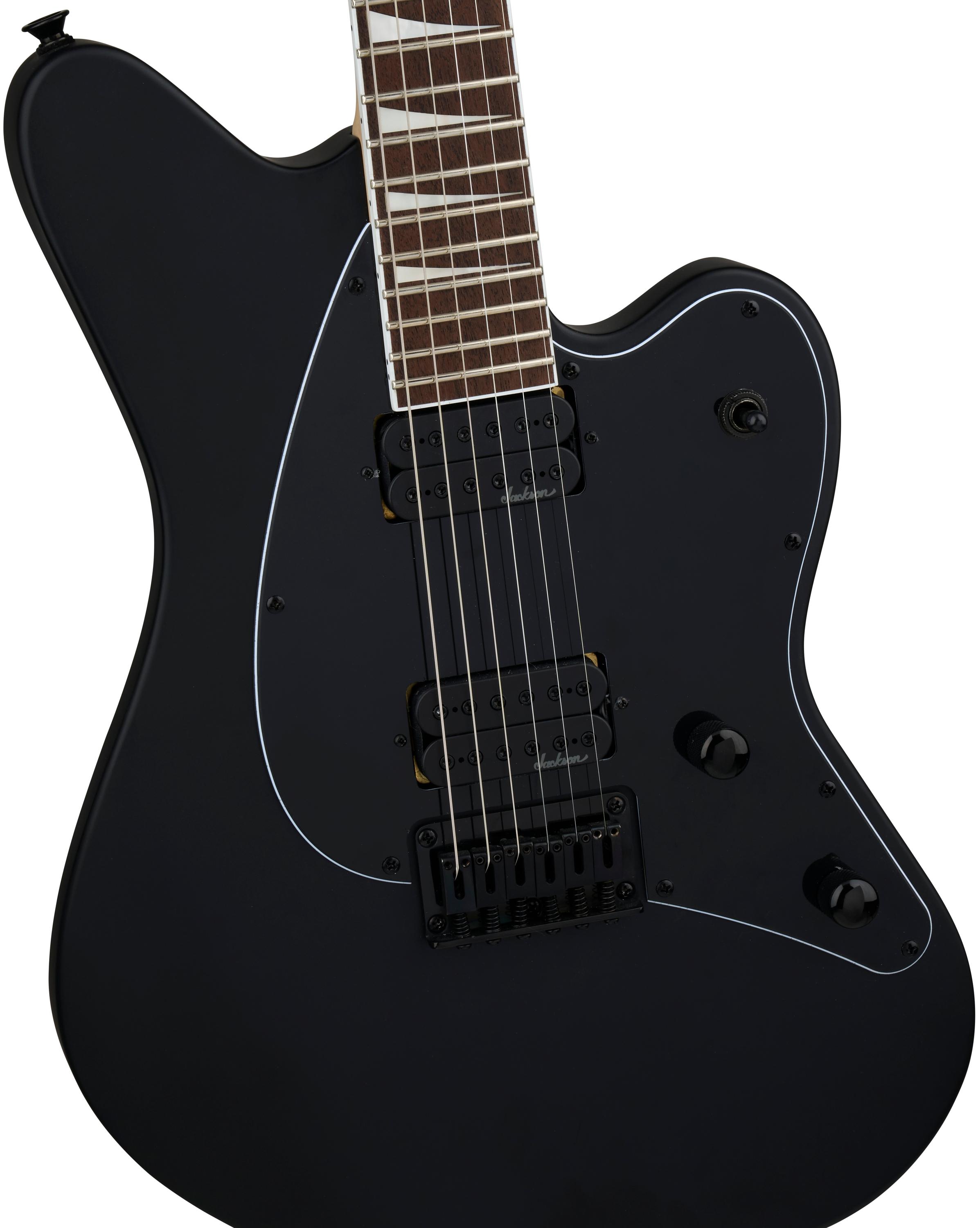 Jackson X Series Surfcaster HT6 Guitar In Satin Black - Andertons