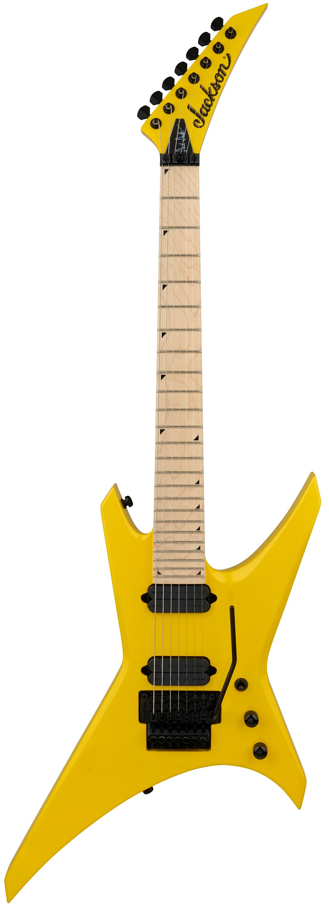 Jackson Pro Series Signature Dave Davidson Warrior WR7 Guitar In Ferrari Yellow, Maple Board - 2916507504_jac_ins_frt_1_rr.jpg