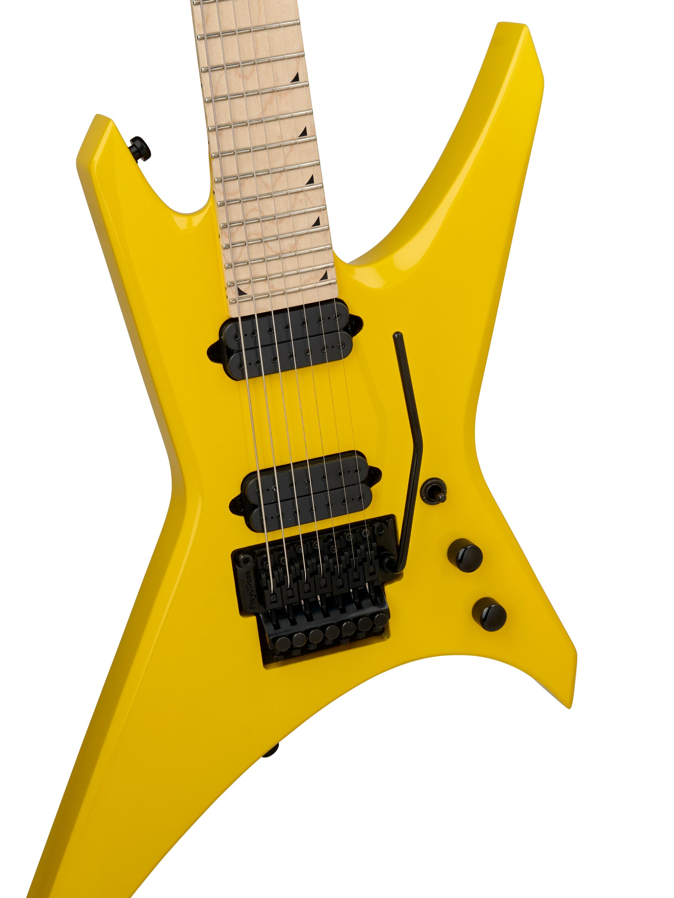Jackson Pro Series Signature Dave Davidson Warrior WR7 Guitar In Ferrari Yellow, Maple Board - 2916507504_jac_ins_fbd_1_nr.jpg