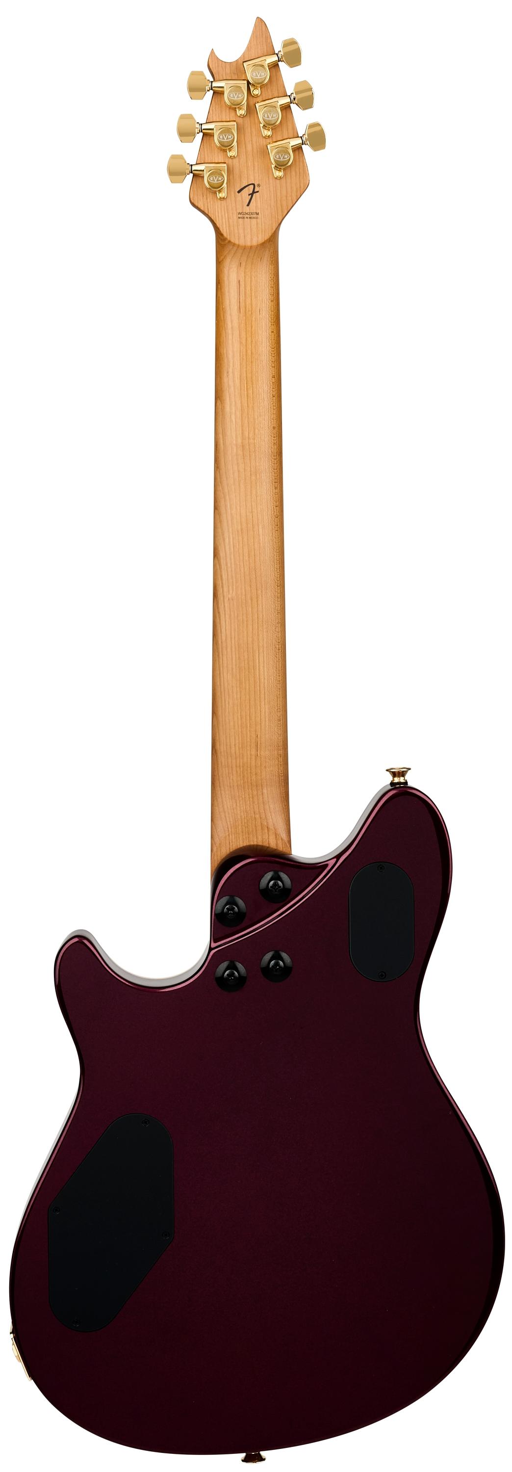EVH Wolfgang Special TOM Hardtail Guitar In Oxblood, Baked Maple