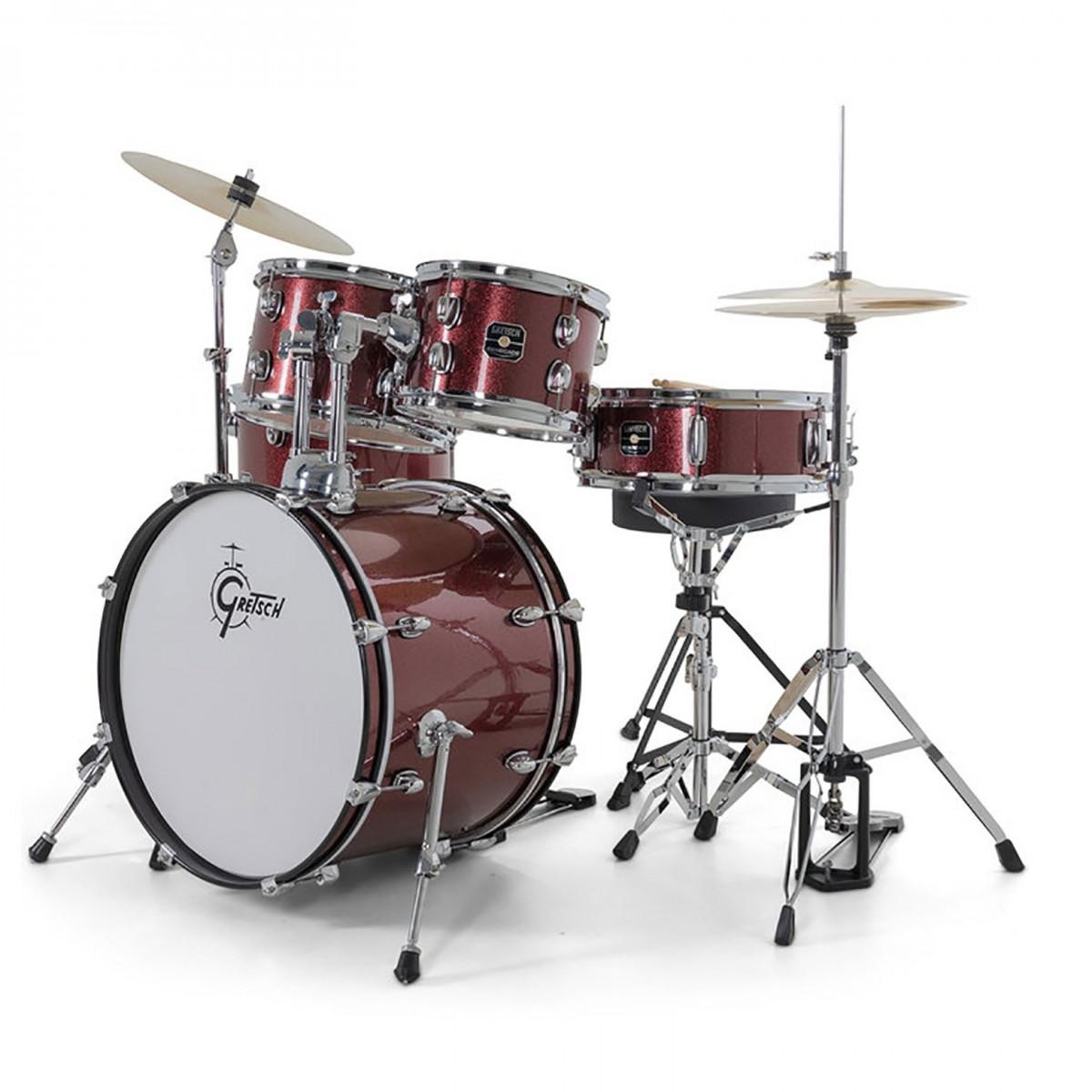 Gretsch Renegade 20" Acoustic Drum Kit in Ruby Sparkle - GR801034 1.jpg