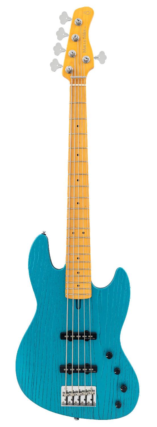 Sire Marcus Miller V6 5-String Bass Guitar in Ocean Turqoise Blue - SIREV6SA5OTB-2.jpg