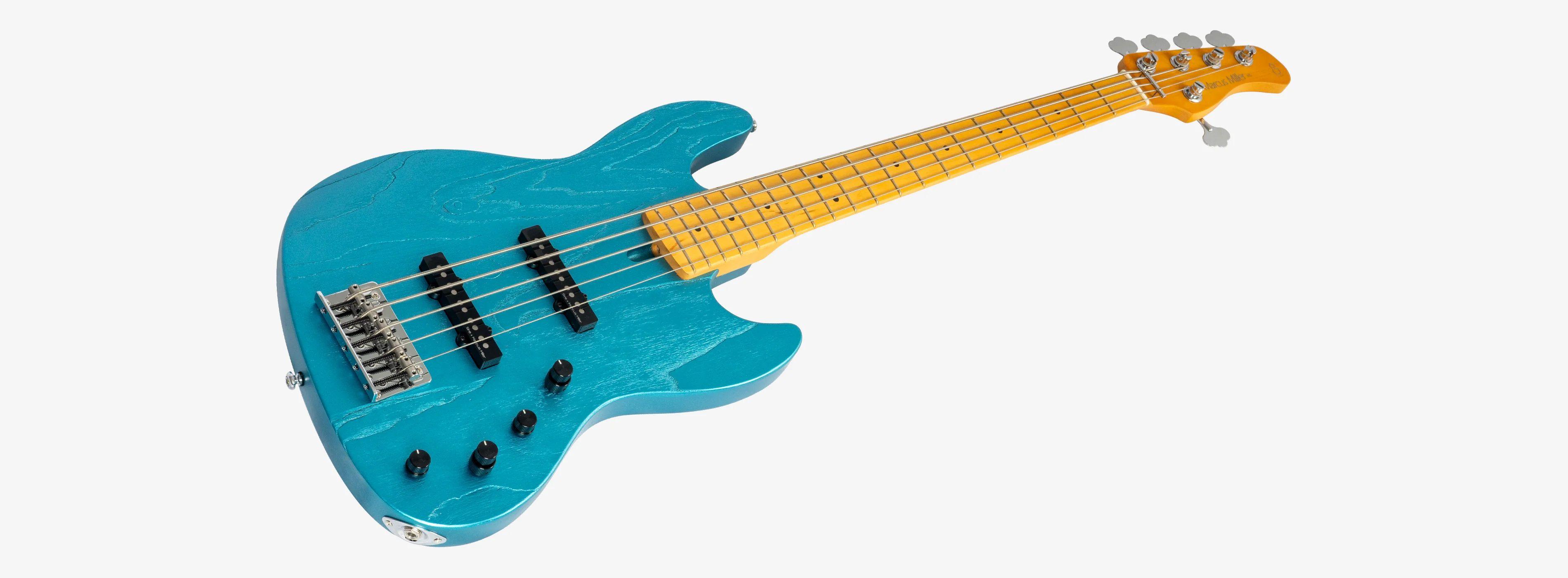 Sire Marcus Miller V6 5-String Bass Guitar in Ocean Turqoise Blue - V6_5_OTB_3_compressed.jpg