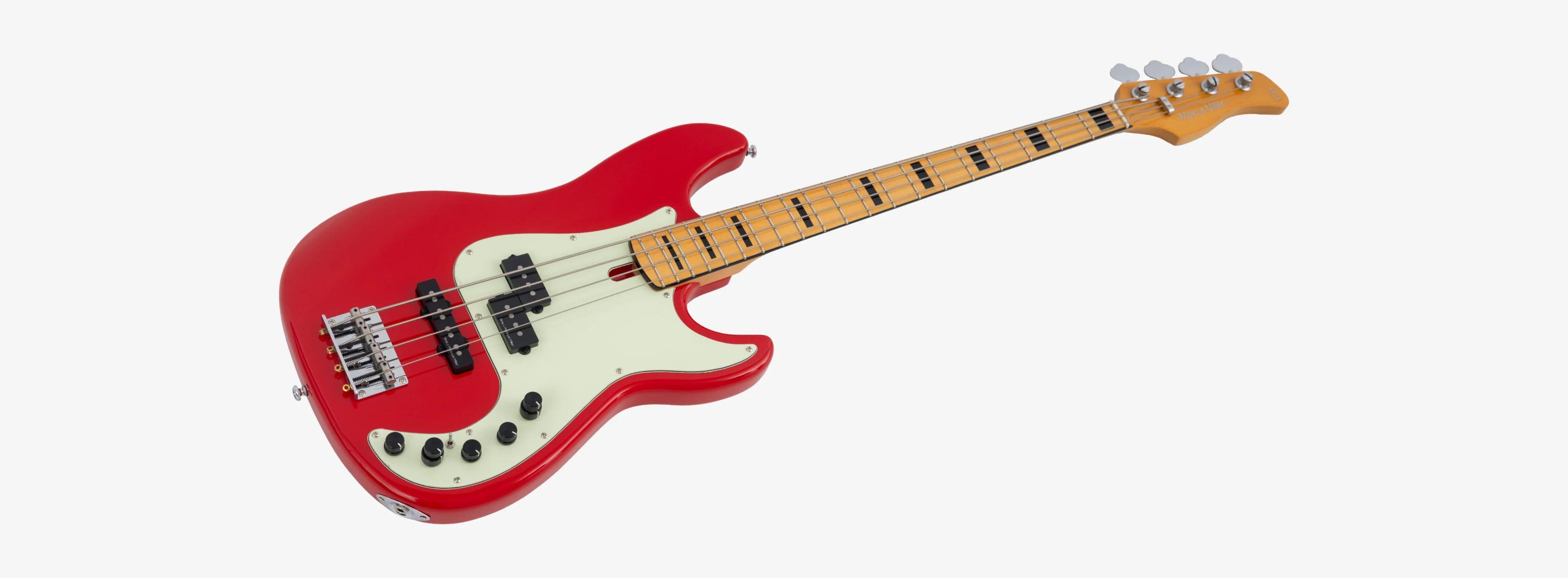 Sire Marcus Miller P7 Alder 4-String Bass Guitar 2nd Gen in Dakota Red - P7_4_D_RED_3_compressed.jpg