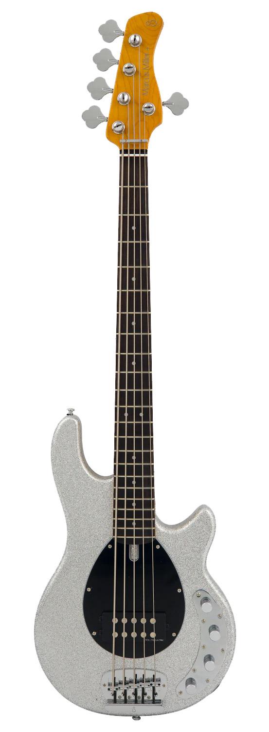 Sire Marcus Miller Z3 5-String Bass Guitar in Silver Sparkle - SIREZ35SILVERSP-2.jpg