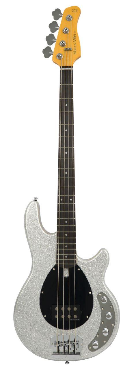 Sire Marcus Miller Z3 4-String Bass Guitar in Silver Sparkle - Z3_4_SILVER_SPARKLE_1_27d8f1af-2913-4b7e-94f6-e1fc730c0aac-hero_compressed.jpg