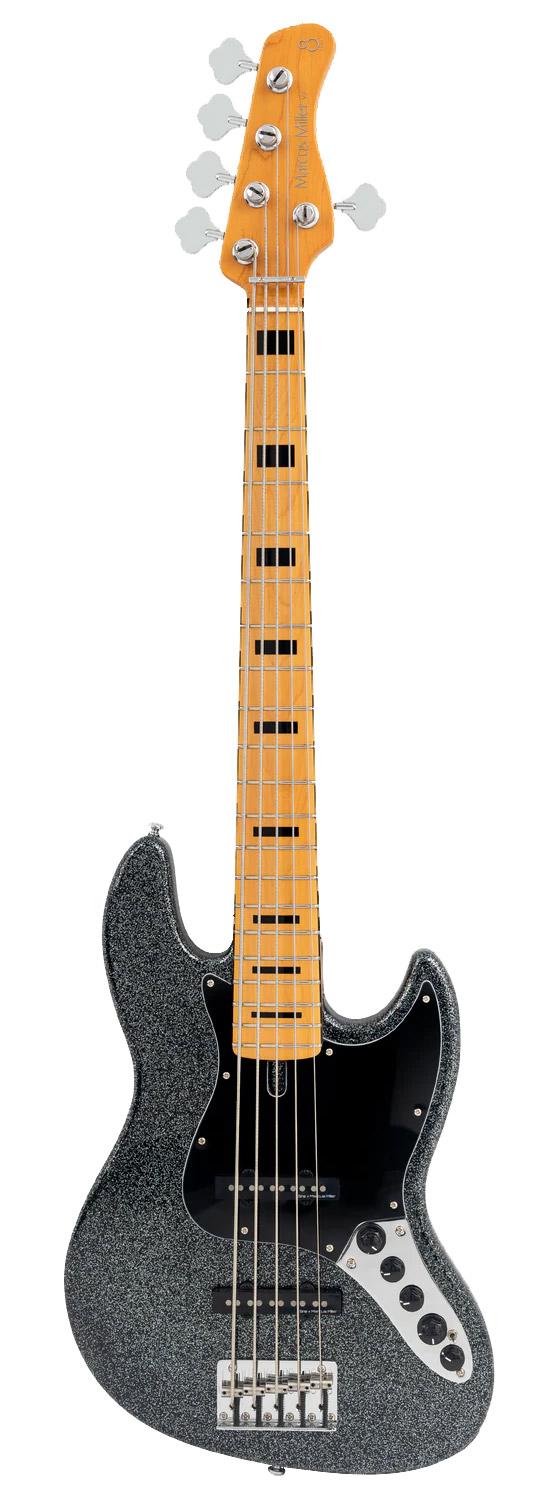 Sire Marcus Miller V7 Alder 5-String Bass Guitar 2nd Gen in Black Sparkle - V2UDV7A5BKSP-2.jpg