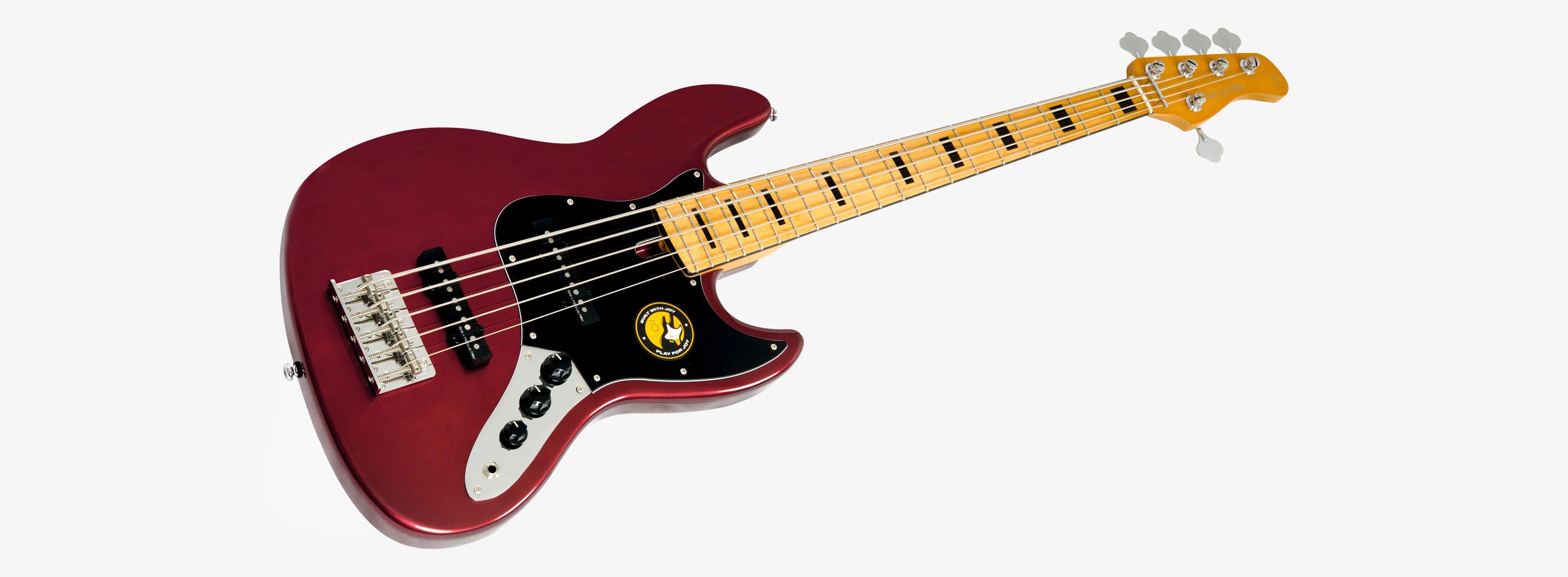 Sire Marcus Miller V5 5-String Bass Guitar in Candy Apple Red - V5_ALDER_5_CAR_3_compressed.jpg