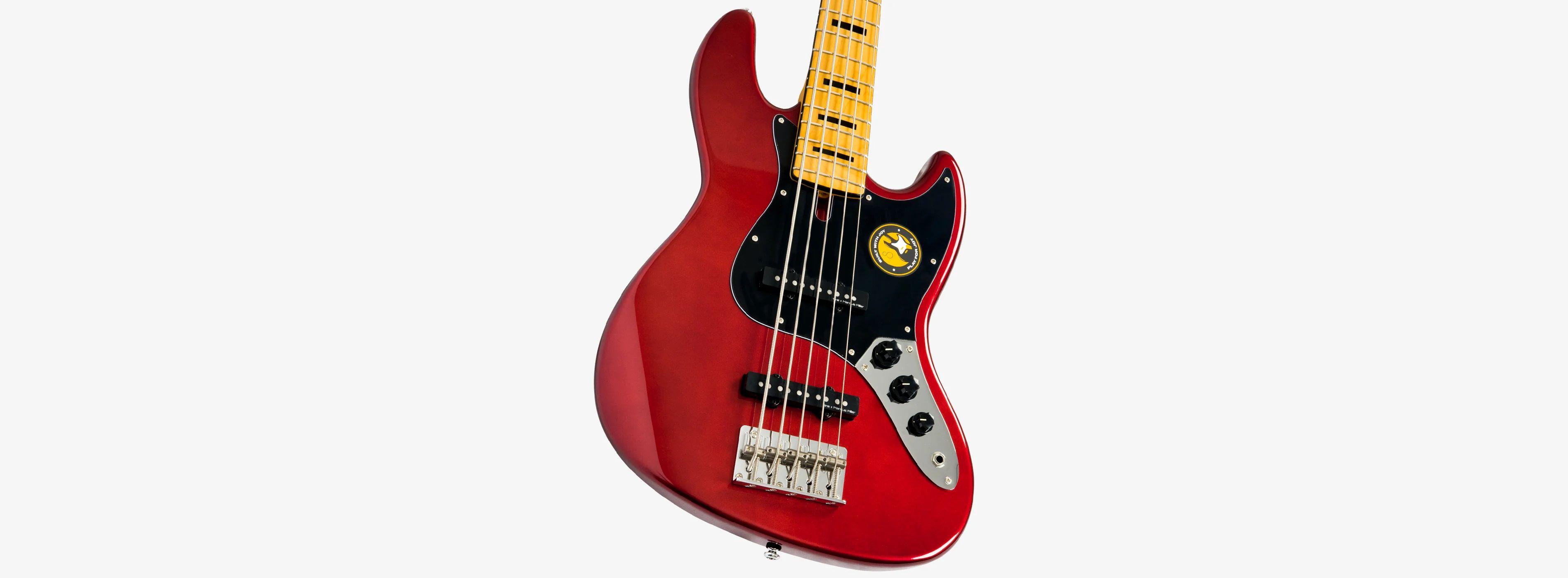 Sire Marcus Miller V5 5-String Bass Guitar in Candy Apple Red