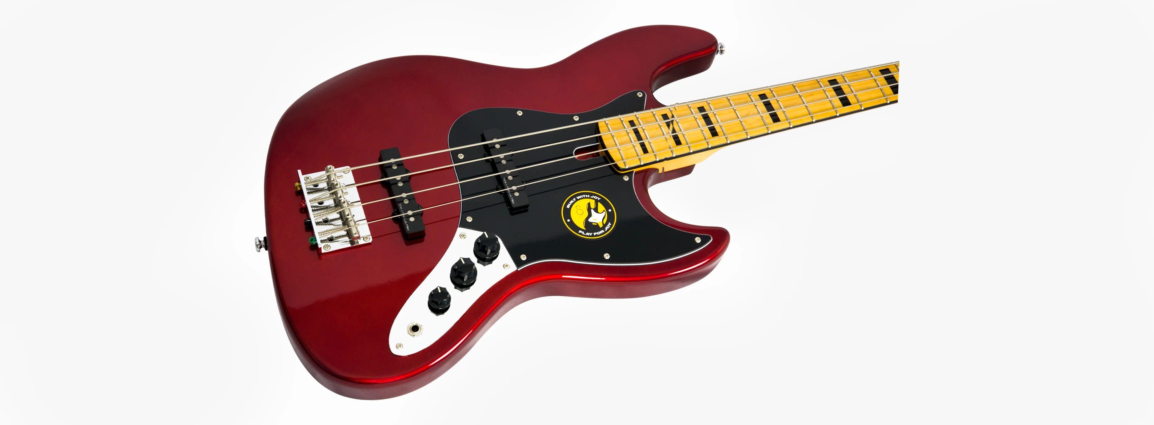 Sire Marcus Miller V5 4-String Bass Guitar in Candy Apple Red - V5_ALDER_4_CAR_6_compressed.jpg
