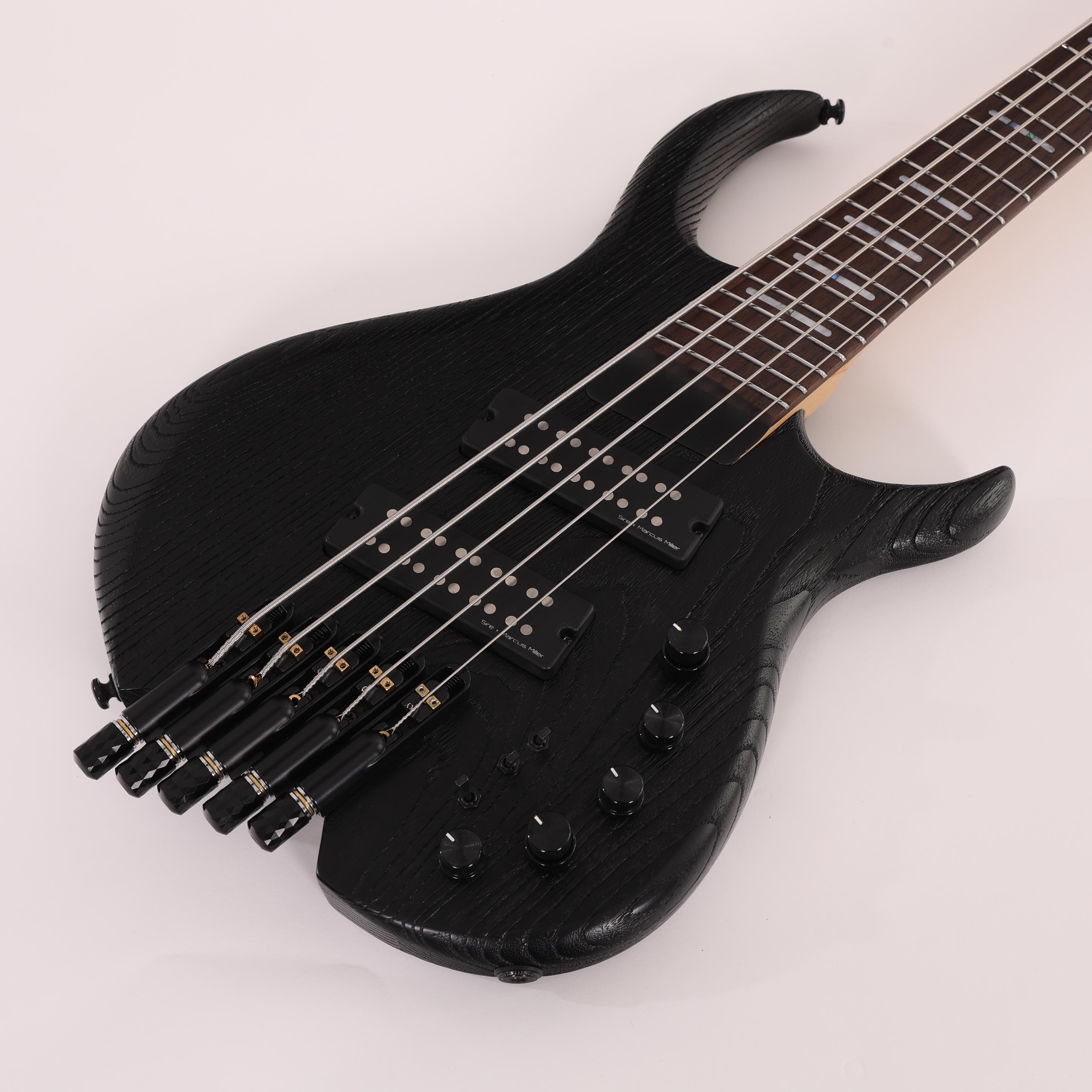 Sire Marcus Miller M6 Headless 5-String Bass Guitar in Black Satin - M6.5 BKS (4).jpg
