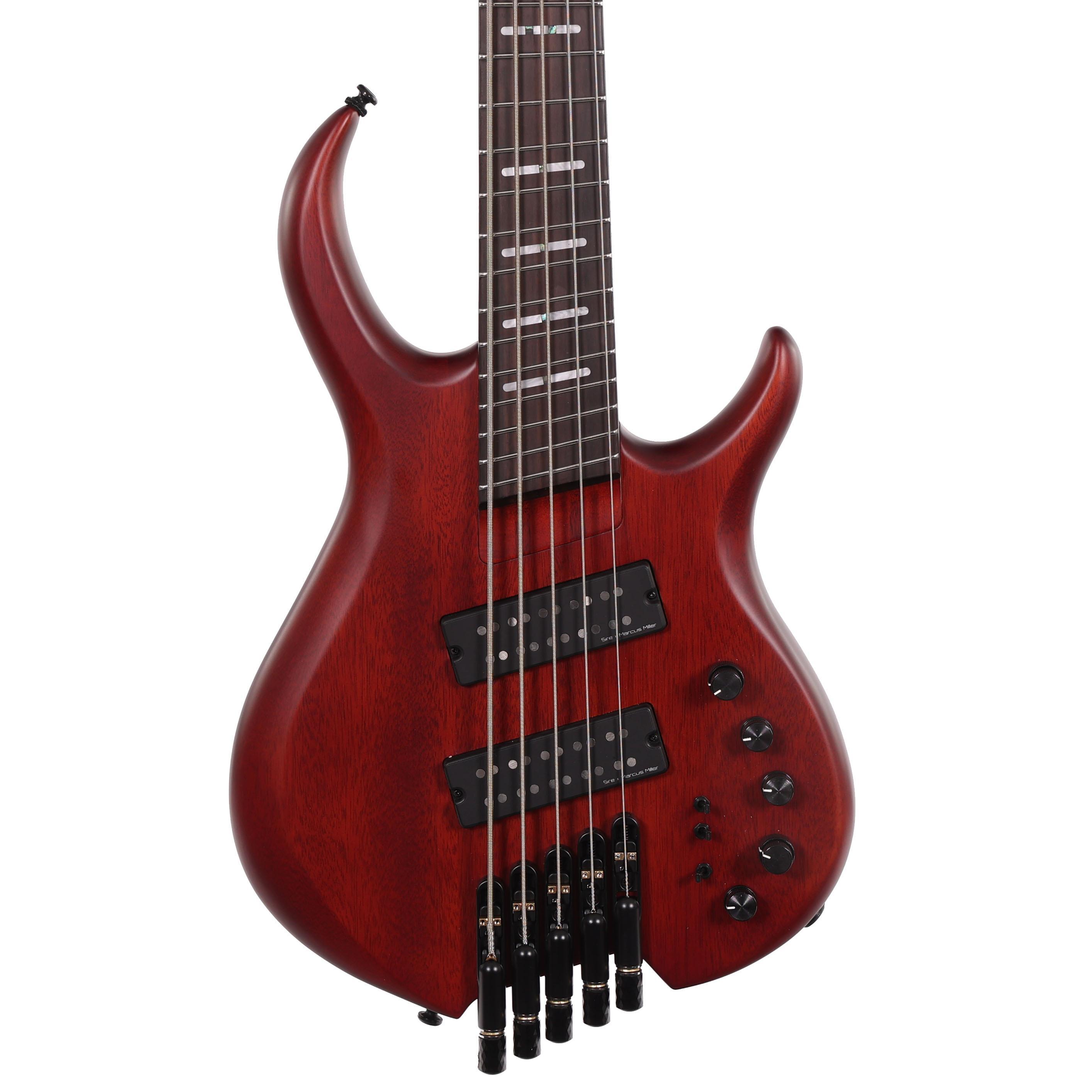 Sire Marcus Miller M6 Headless 5-String Bass Guitar in Mahogany Satin - M6 5 MA (2).jpg