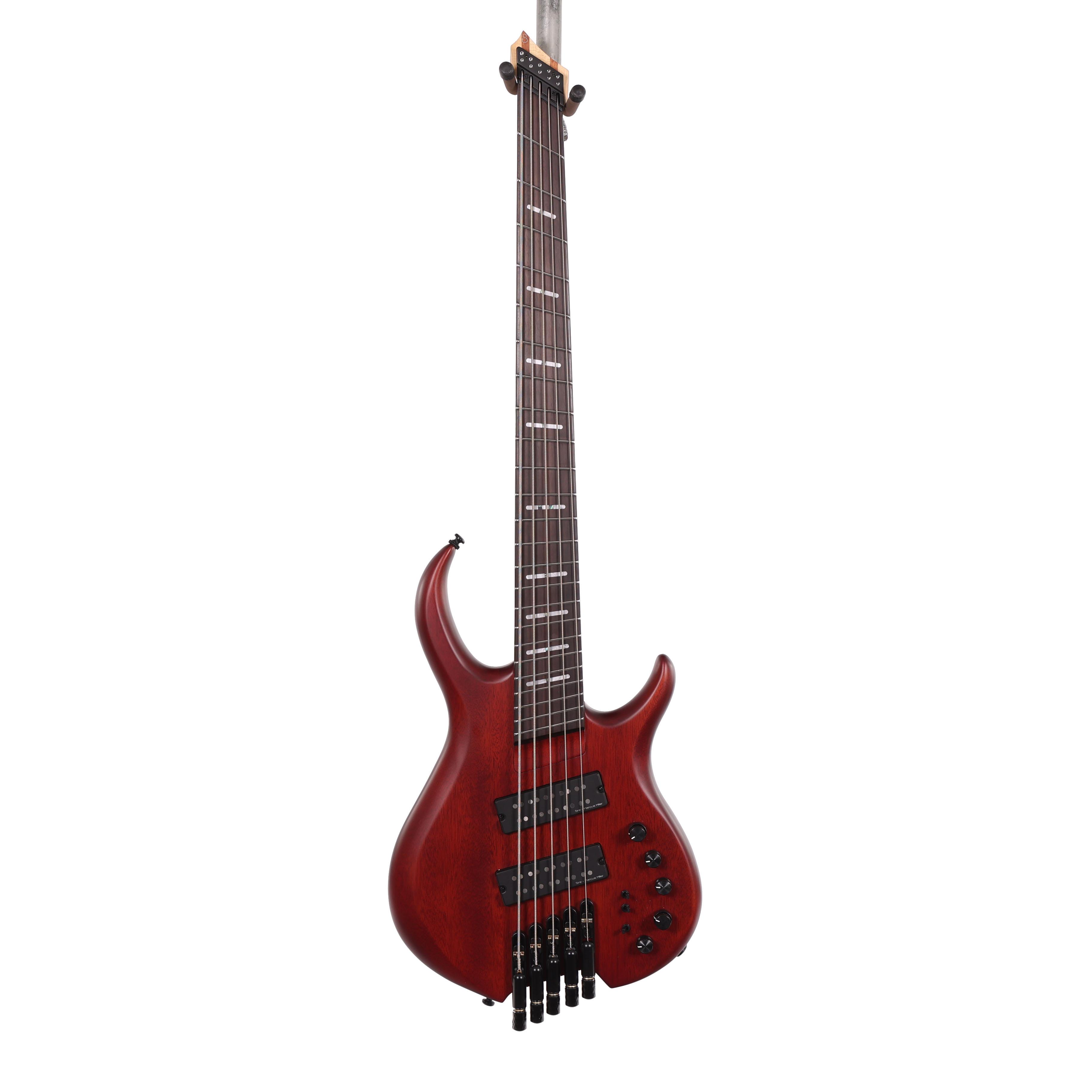 Sire Marcus Miller M6 Headless 5-String Bass Guitar in Mahogany Satin - M6 5 MA (3).jpg