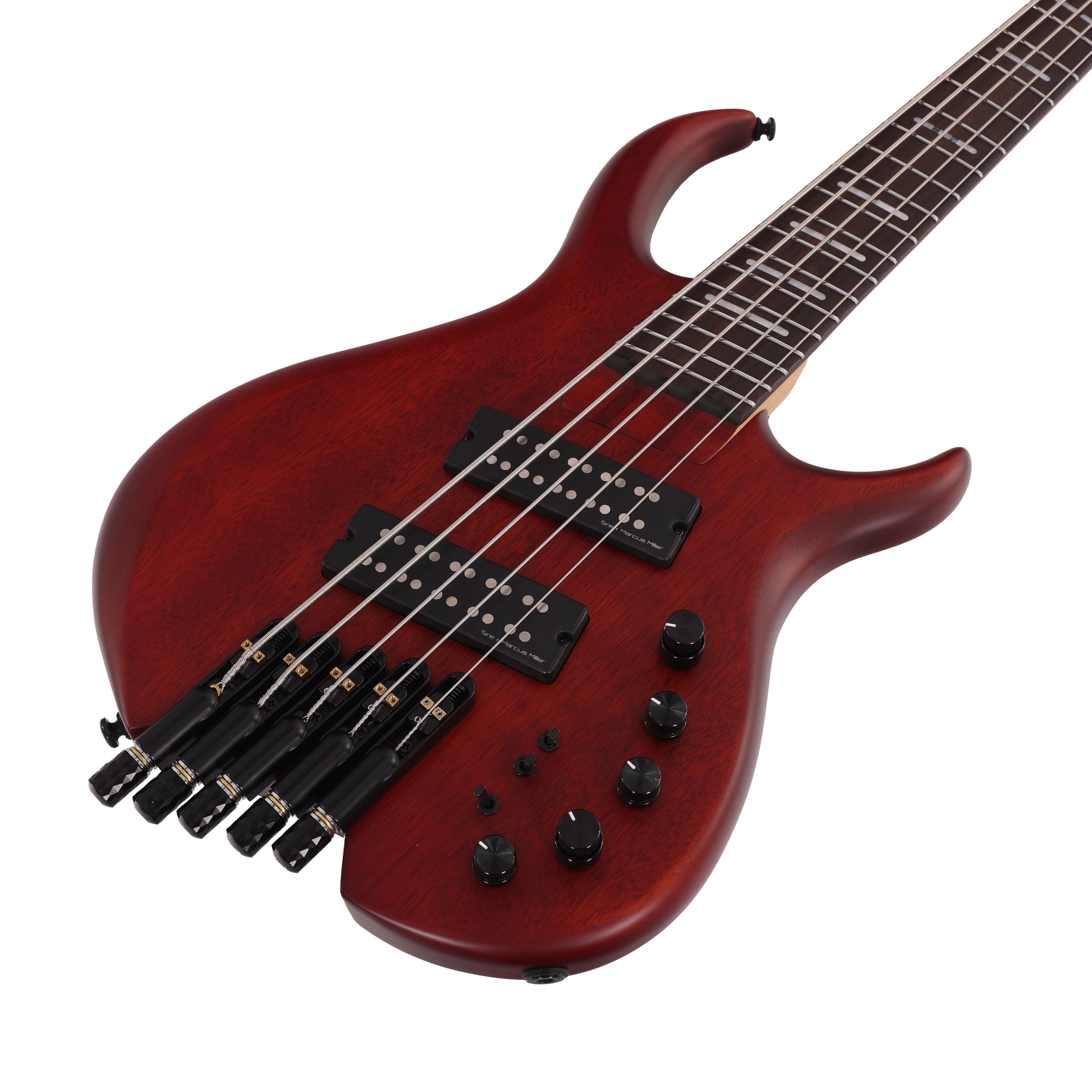 Sire Marcus Miller M6 Headless 5-String Bass Guitar in Mahogany Satin - M6 5 MA (4).jpg