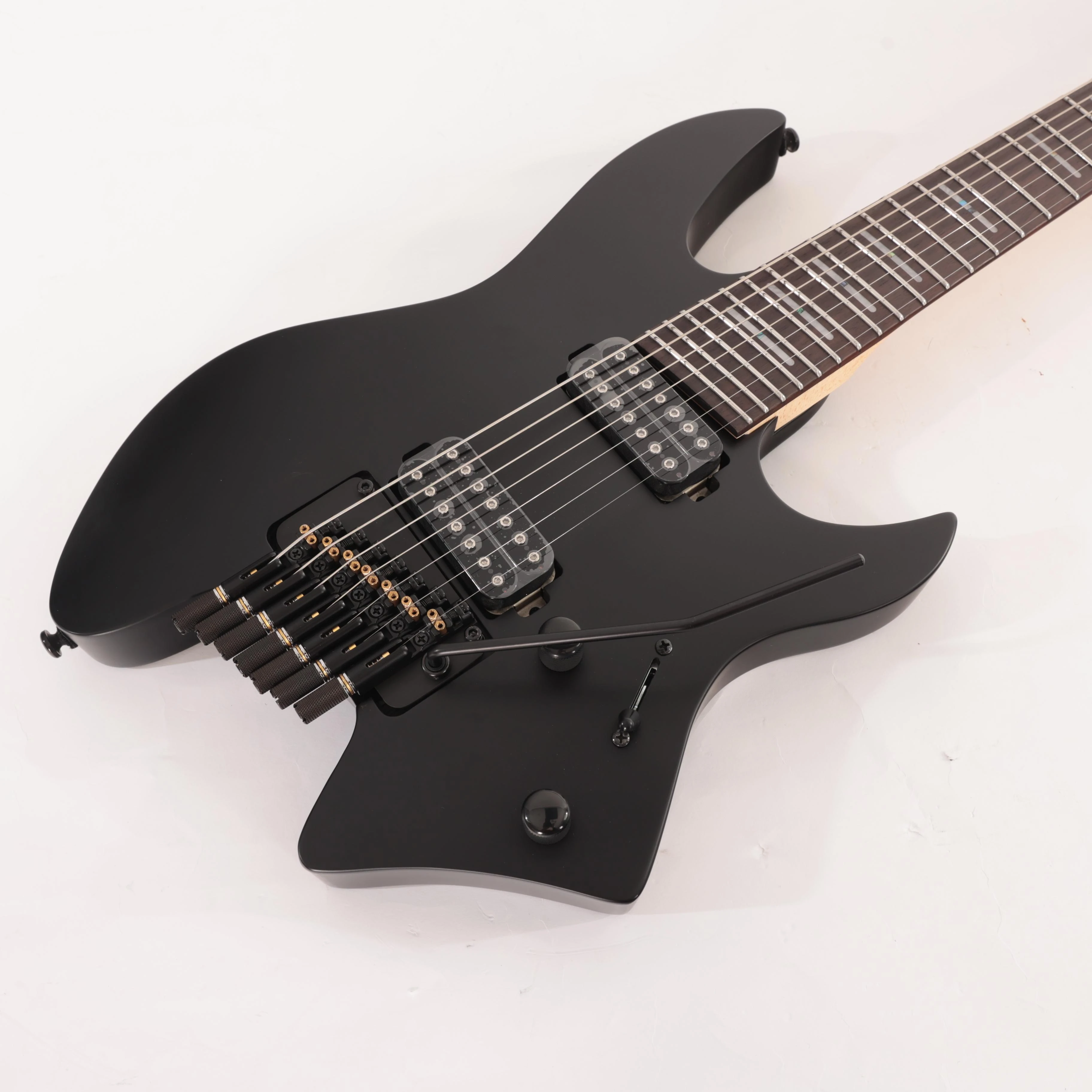 Sire Larry Carlton X6 Headless 7-String Electric Guitar in Black Satin - X6_HEADLESS_7_BKS (7).jpg