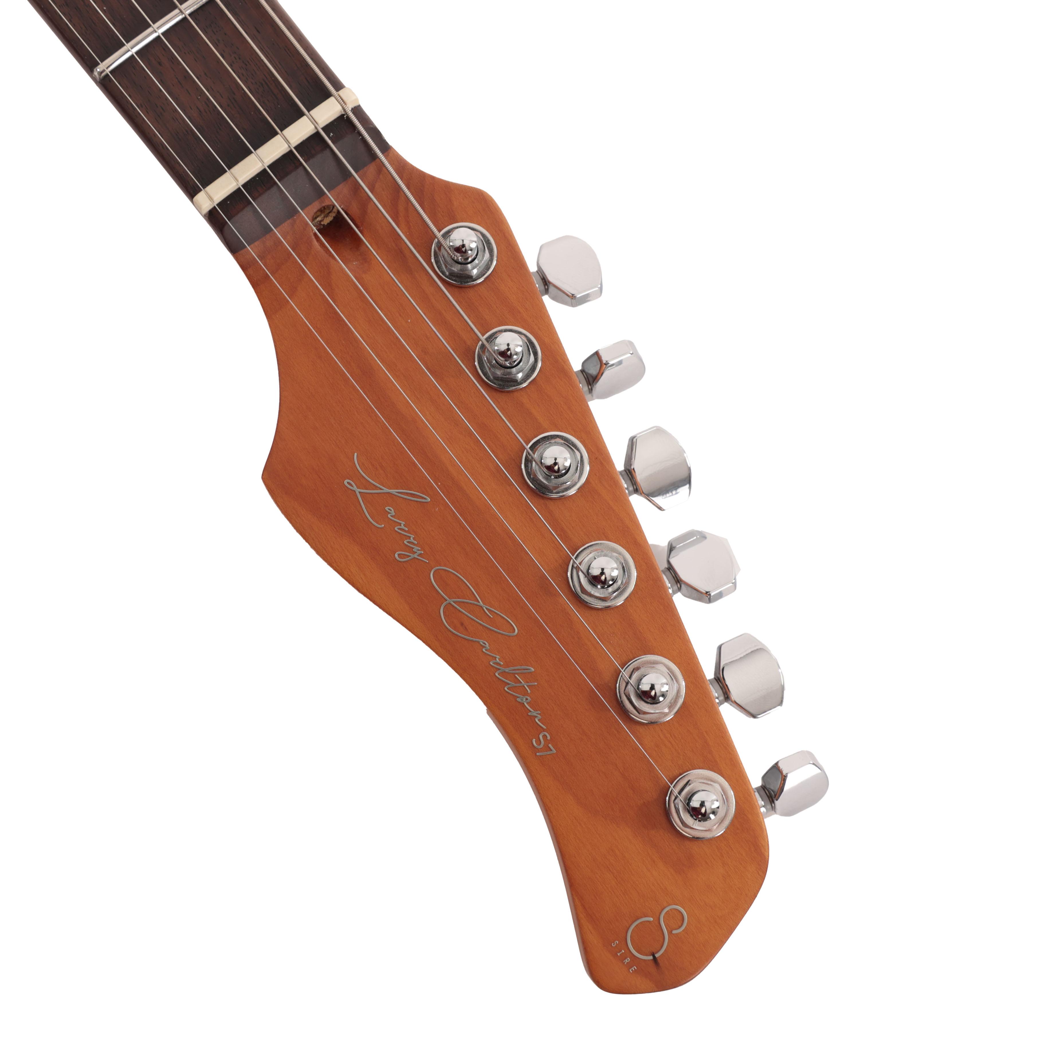 Sire Larry Carlton S7 FM New Gen Electric Guitar in Transparent Black Rosewood Board - S7_FM_NEW_GEN_TBK (12).jpg