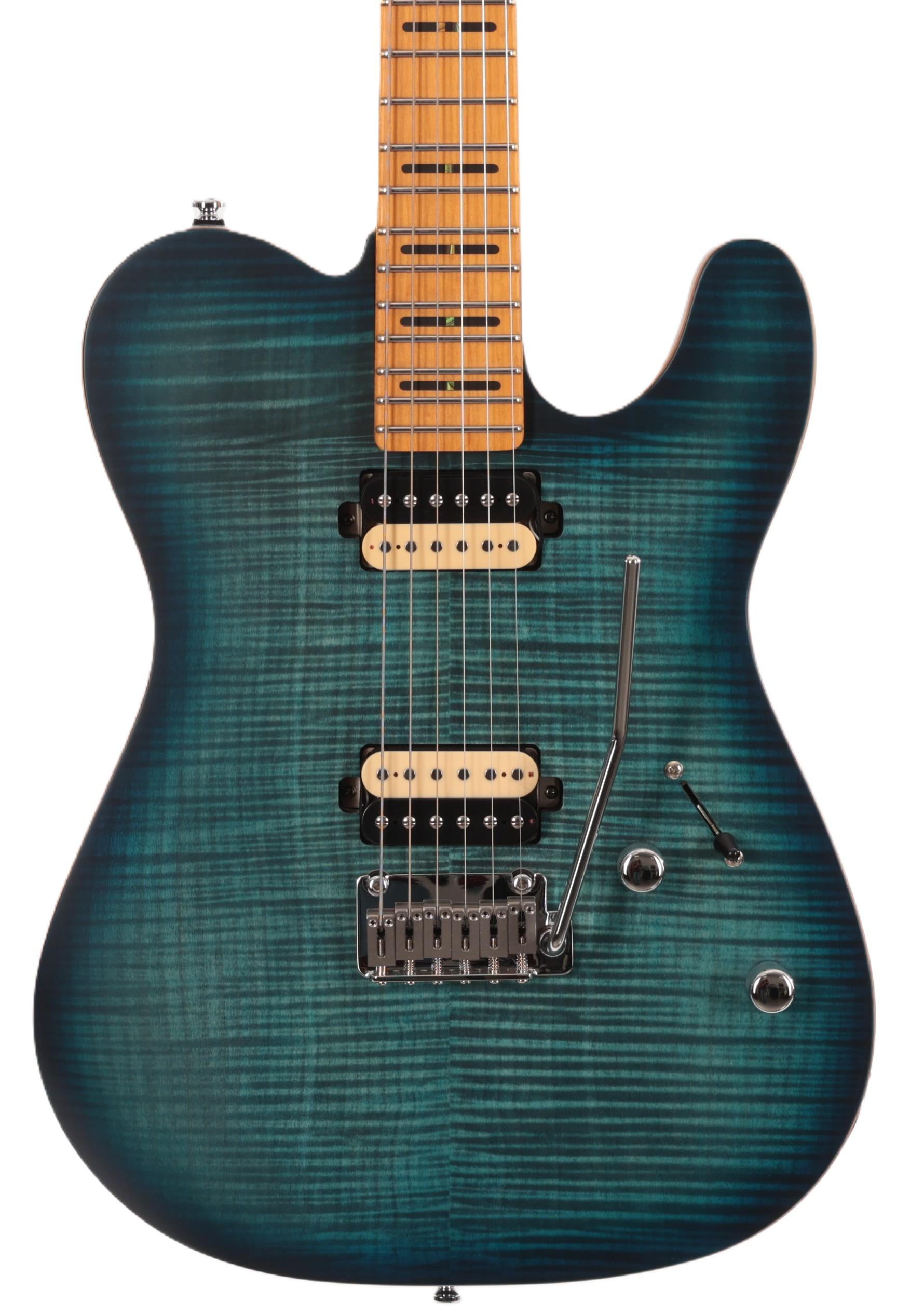 Sire Larry Carlton T7 FM New Gen Electric Guitar in Transparent Blue Maple Neck - T7FMTBL-2 (1).jpg