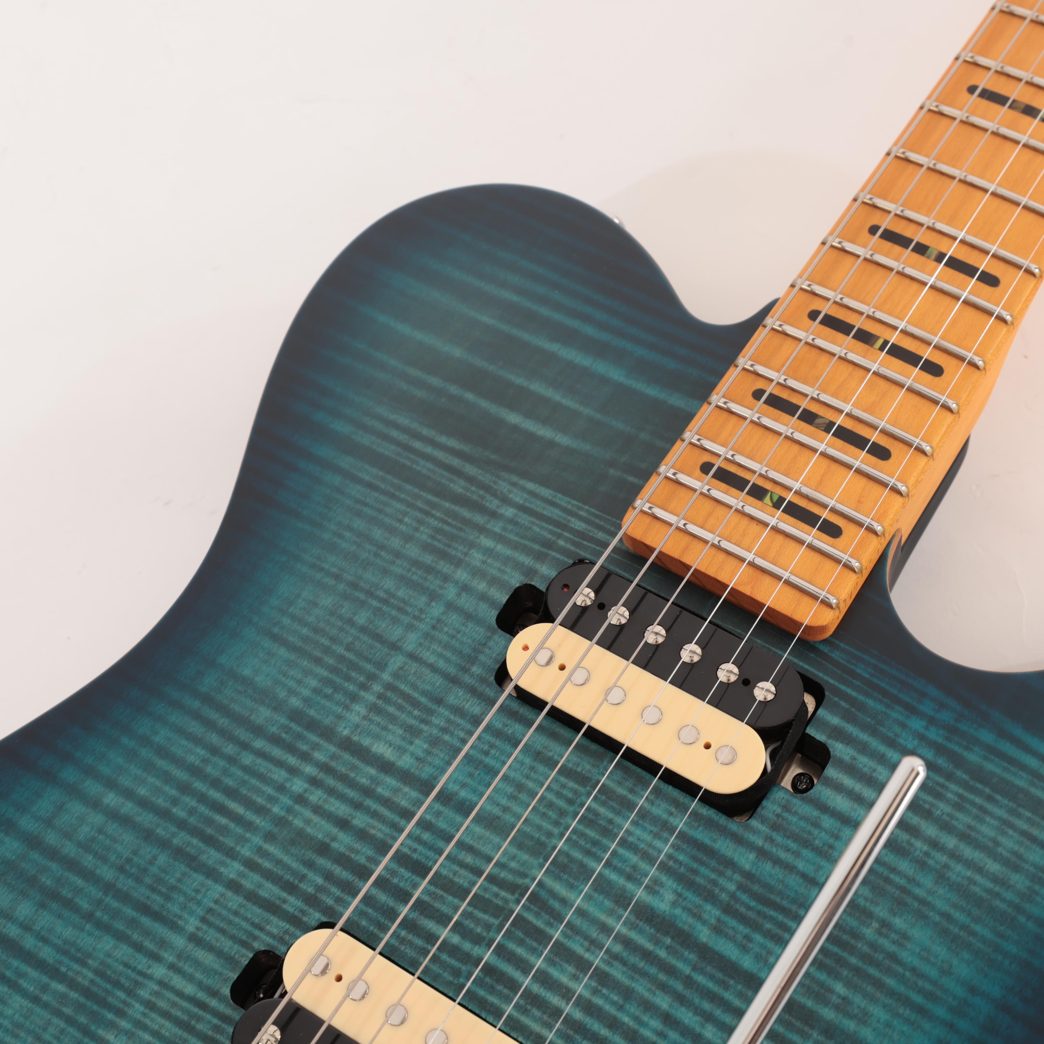 Sire Larry Carlton T7 FM New Gen Electric Guitar in Transparent Blue Maple Neck - T7FMTBL-2 (8).jpg