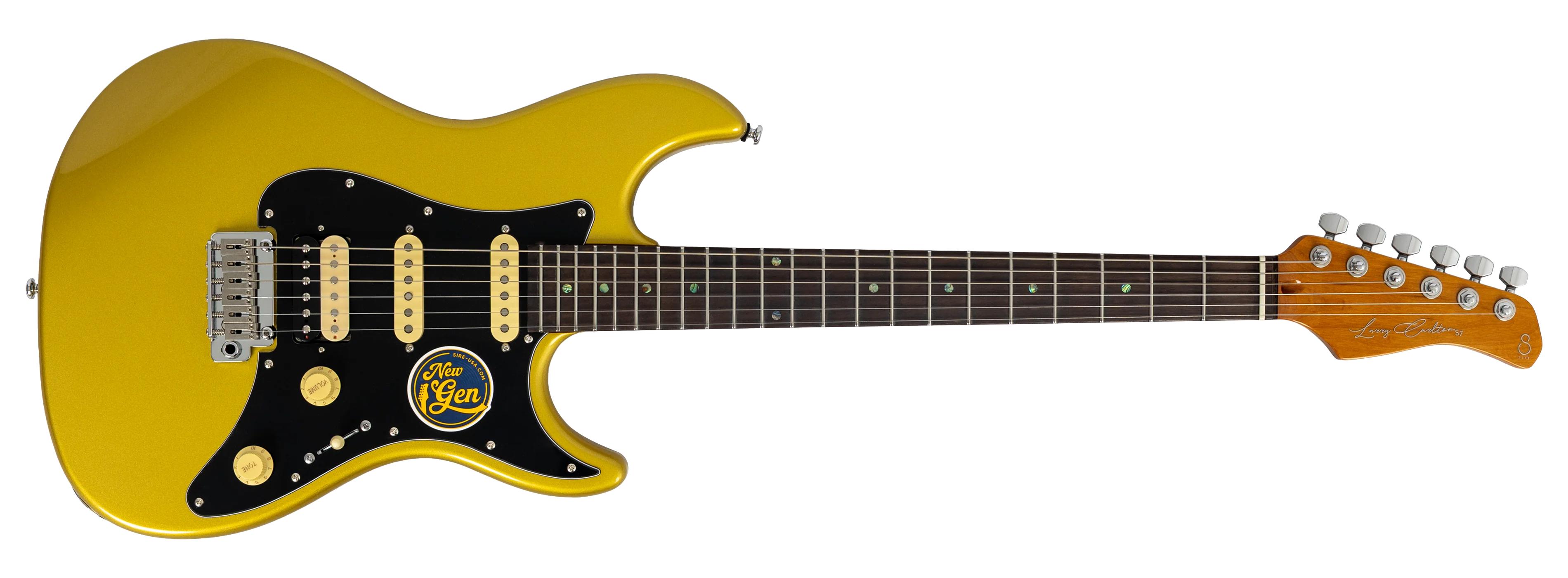 Sire Larry Carlton S7 HSS New Gen Electric Guitar in Metallic Gold Rosewood Board - S7_HSS_MGO_1_8cc080dc-48e7-4479-917c-4c54e9e1e27b.jpg