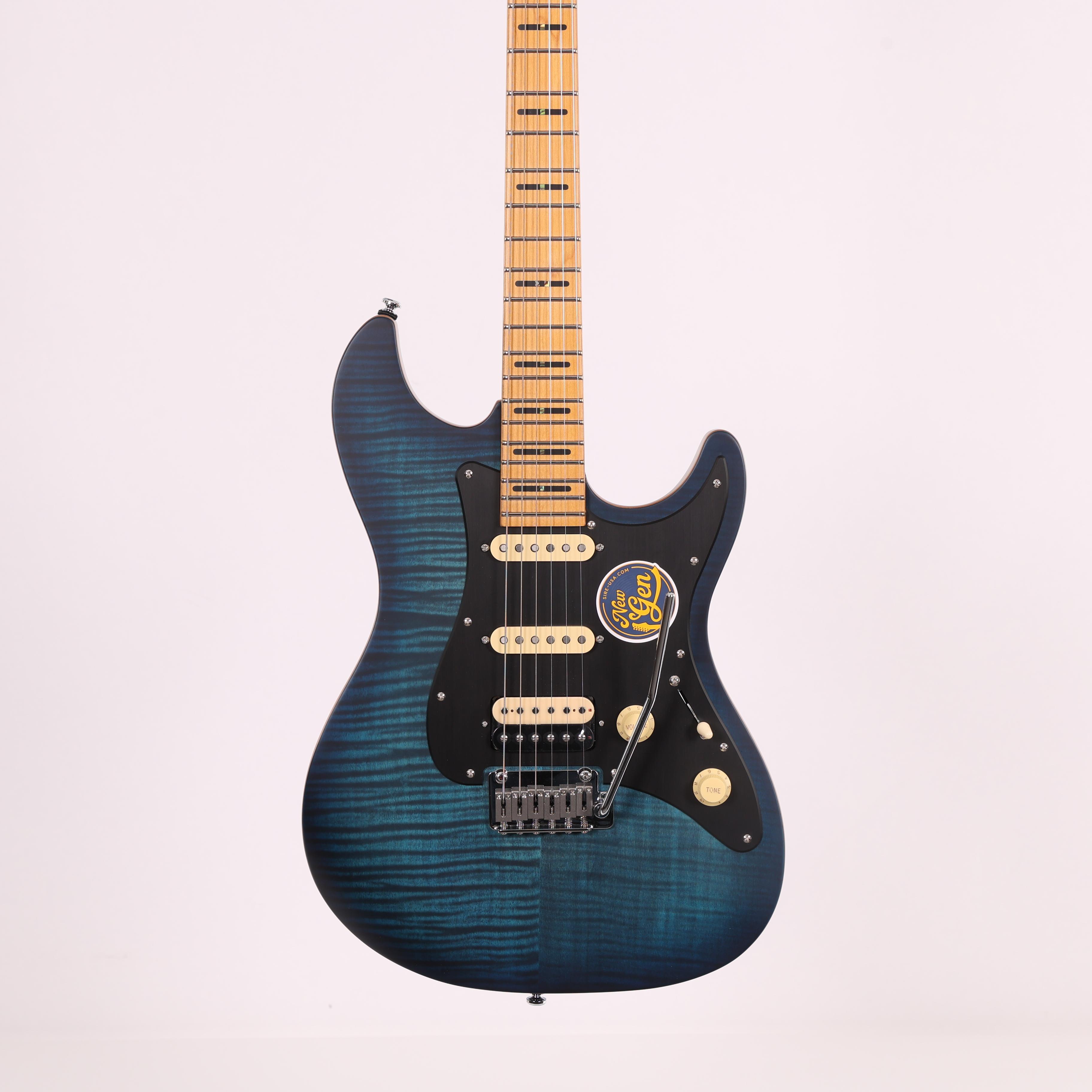 Sire Larry Carlton S7 FM New Gen Electric Guitar in Transparent Blue Maple Neck - S7 FM NEWGEN TBL (2).jpg