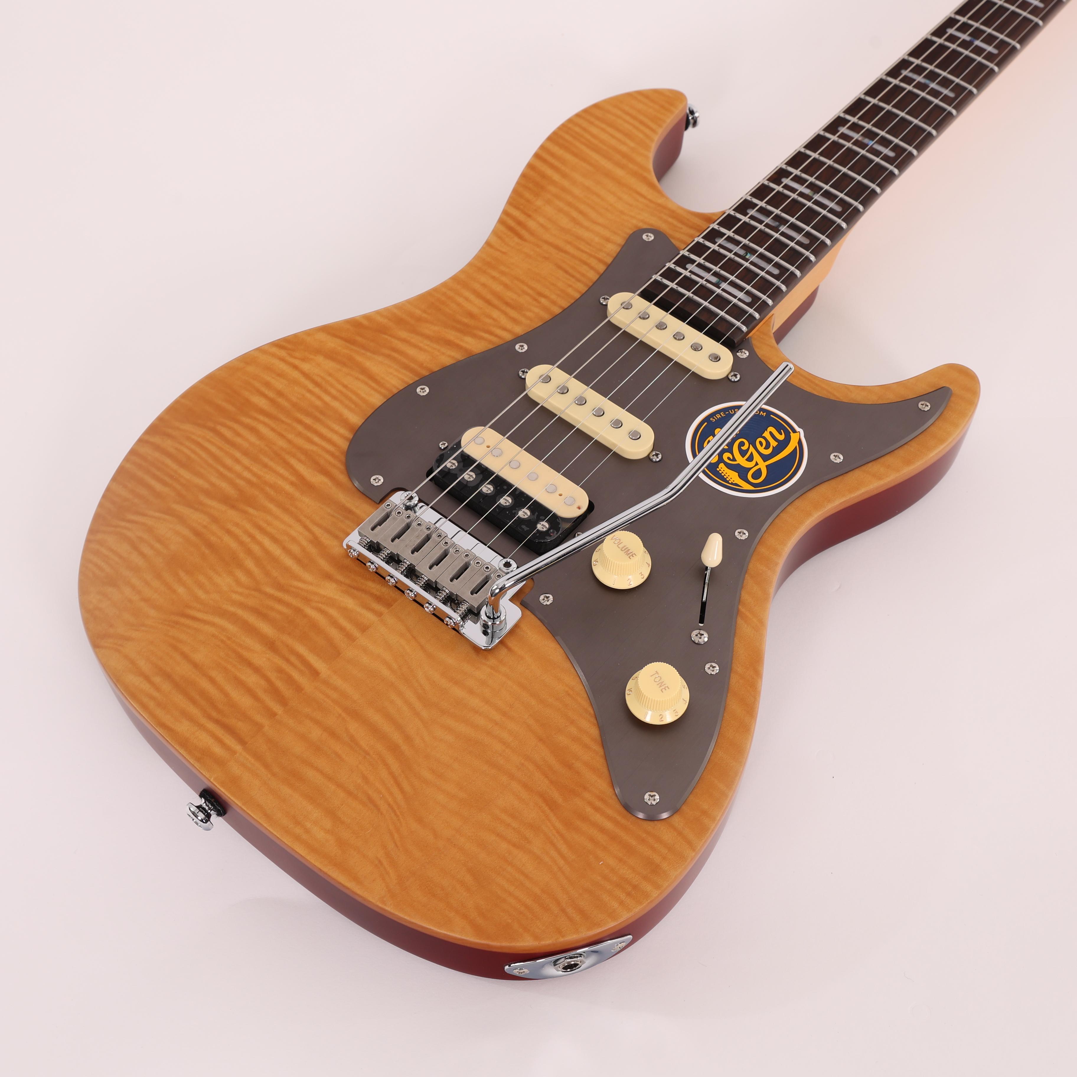 Sire Larry Carlton S7 FM New Gen Electric Guitar in Natural Rosewood Board - S7 FM NEWGEN NT (5).jpg