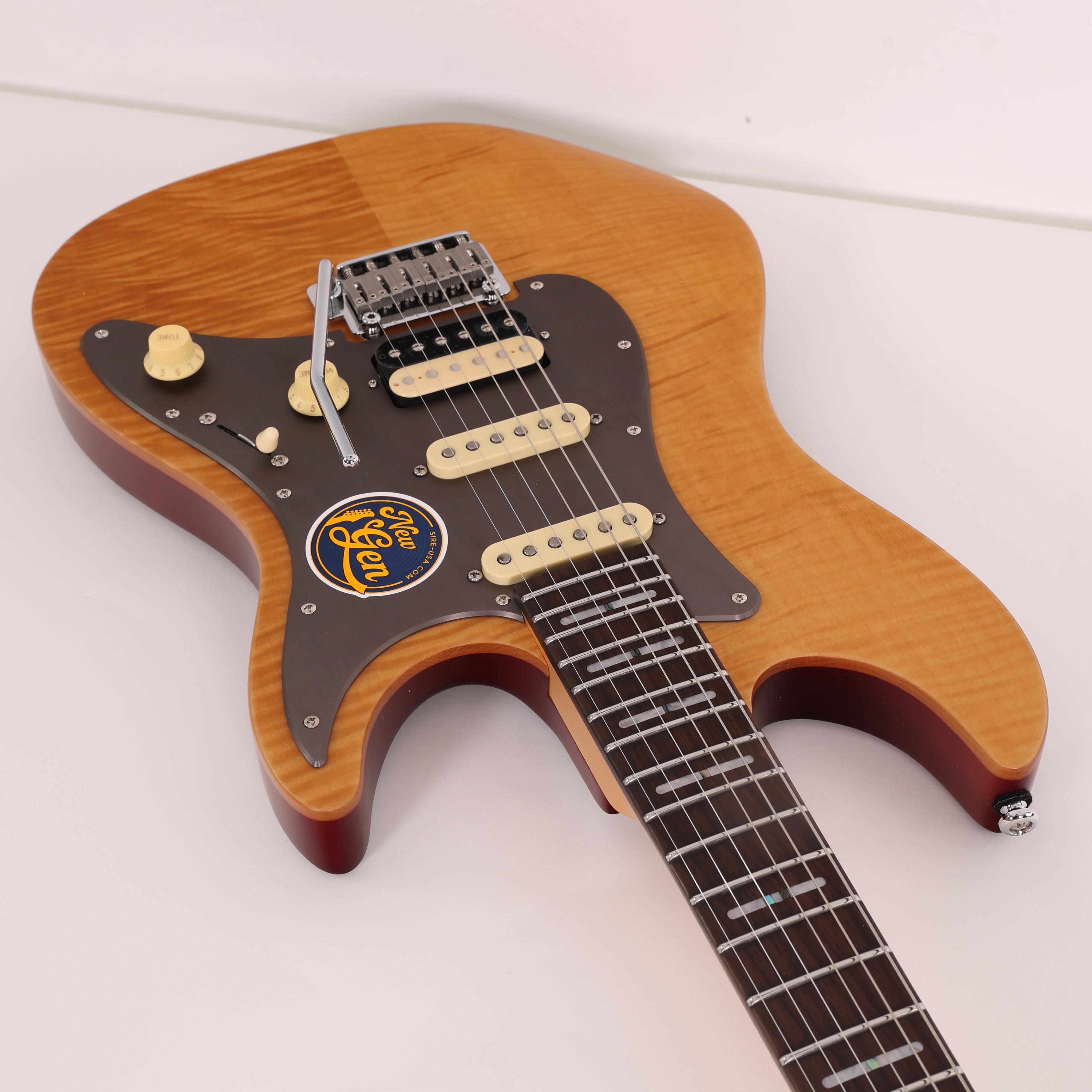 Sire Larry Carlton S7 FM New Gen Electric Guitar in Natural Rosewood Board - S7 FM NEWGEN NT (8).jpg