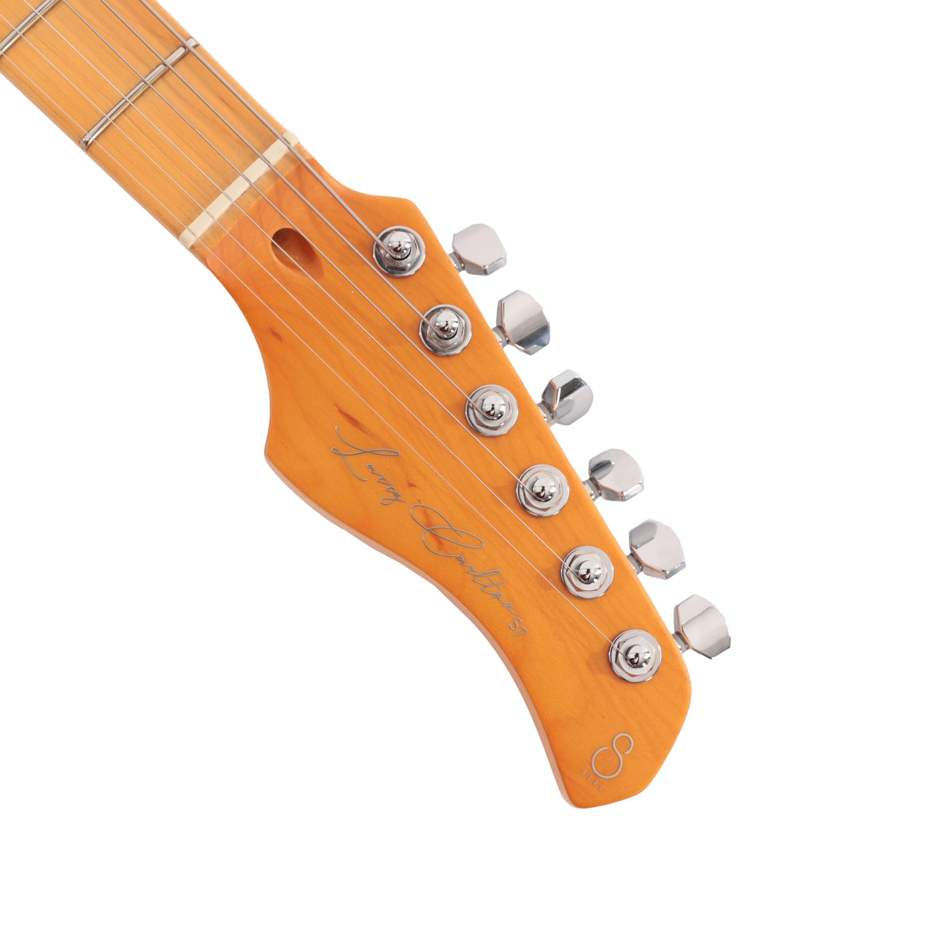 Sire Larry Carlton S7 FM New Gen Electric Guitar in See Through Red Satin Maple Neck - S7_FM_NEW_GEN_STR (12).jpg