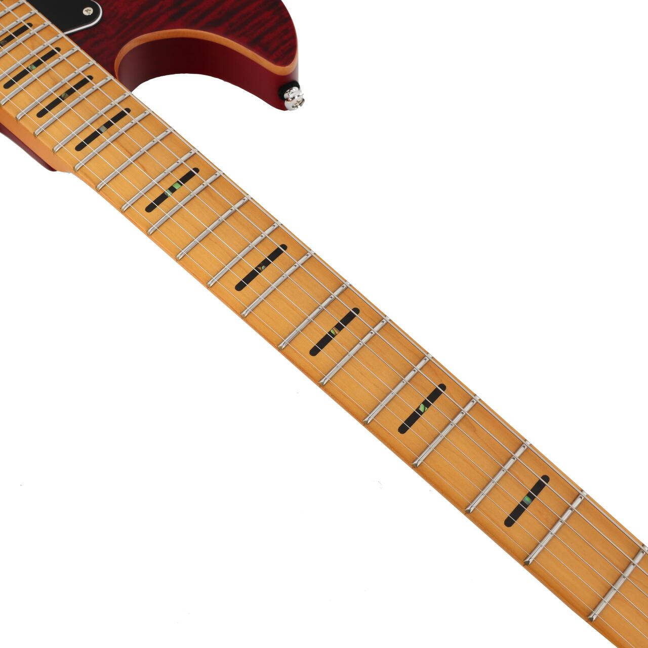 Sire Larry Carlton S7 FM New Gen Electric Guitar in See Through Red Satin Maple Neck - S7FMSTR-2 (9).jpg