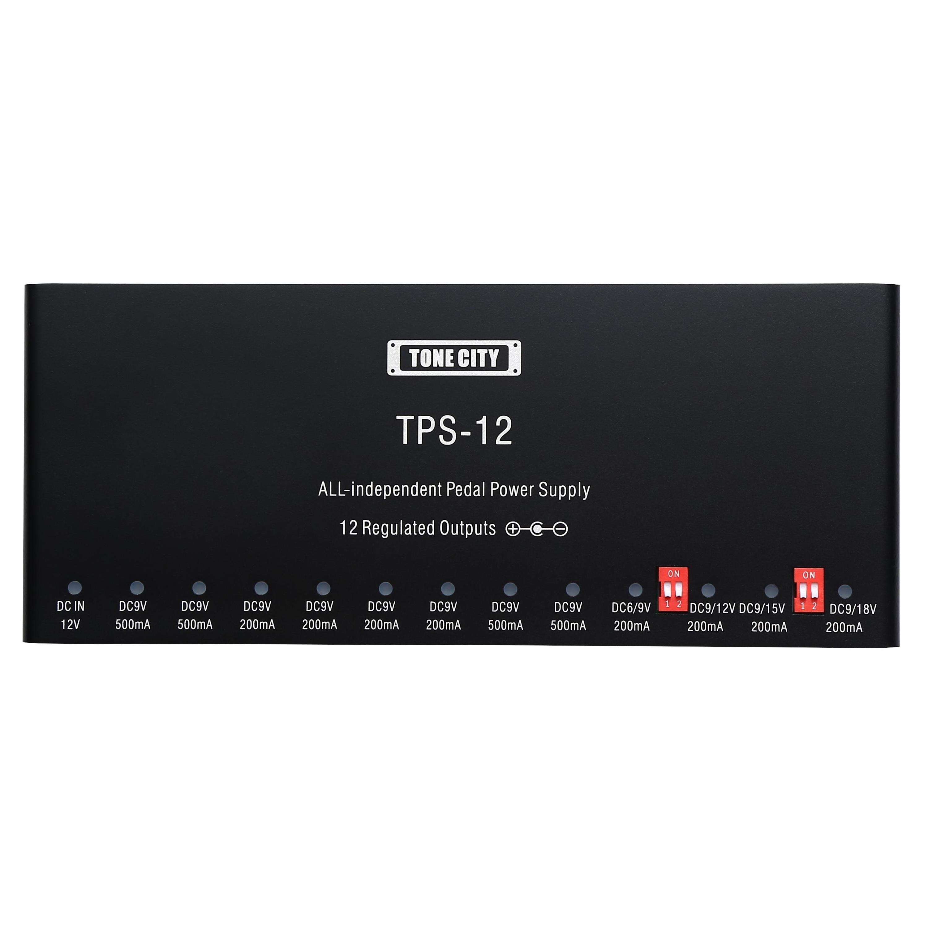 Tone City TPS-12 12-Output Isolated Pedal Power Supply - TC-TPS-12-Hero.jpg