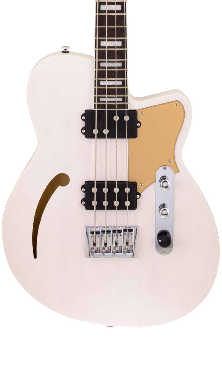 Reverend Dub King 4-String Bass Guitar in Transparent White - DK-TRWH .jpg