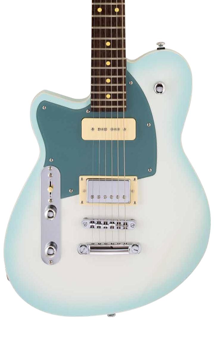 Reverend Double Agent OG Lefty Electric Guitar in Chronic Blue Burst - L-HDAOG-CBBU .jpg