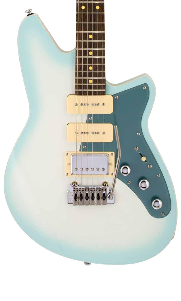 Reverend Six Gun HPP Electric Guitar in Chronic Blue Burst - SIX-CBBU .jpg