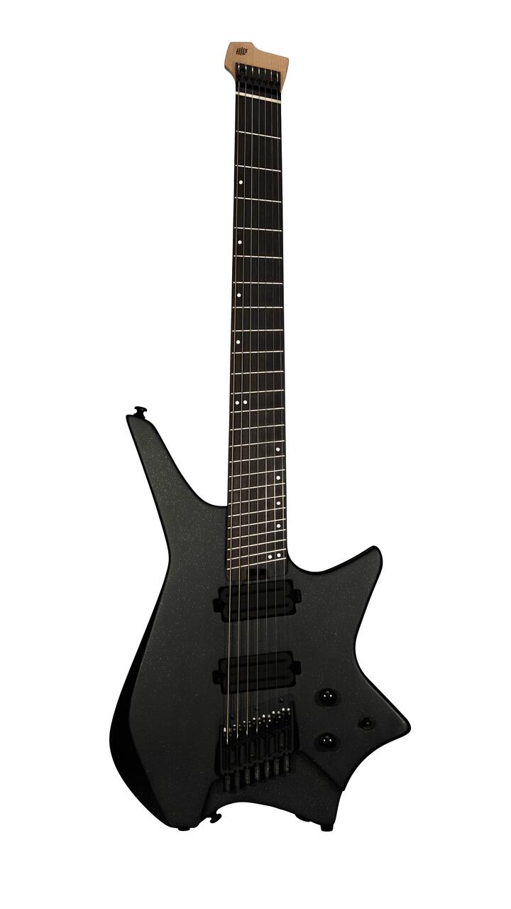 HILS HZ7 Headless Multi-Scale 7-String Electric Guitar In Satin Galaxy Black - HZ7SGB-v2 (7).jpg
