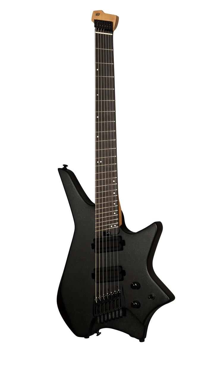 HILS HZ7 Headless Multi-Scale 7-String Electric Guitar In Satin Galaxy Black - HZ7SGB-v2 (6).jpg