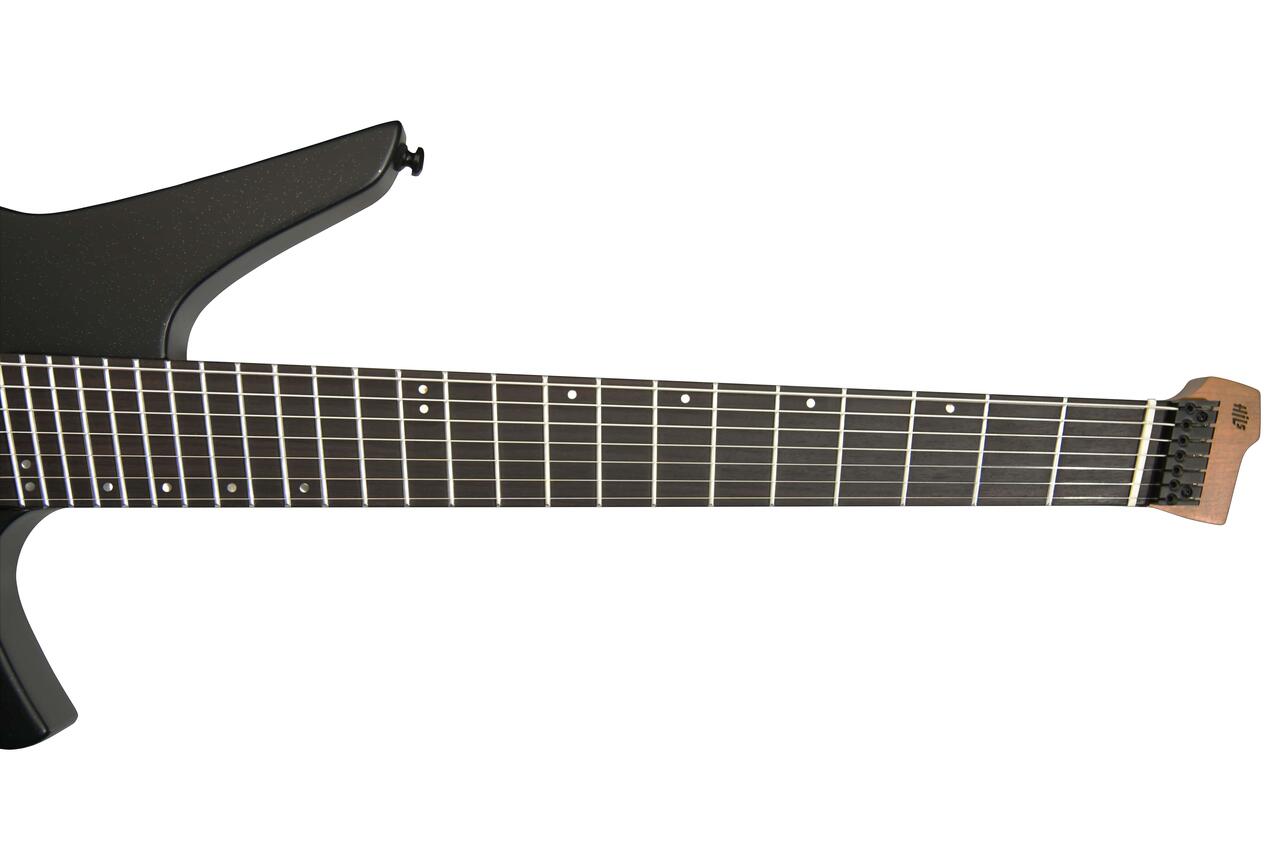 HILS HZ7 Headless Multi-Scale 7-String Electric Guitar In Satin Galaxy Black - HZ7SGB-v2 (1).jpg