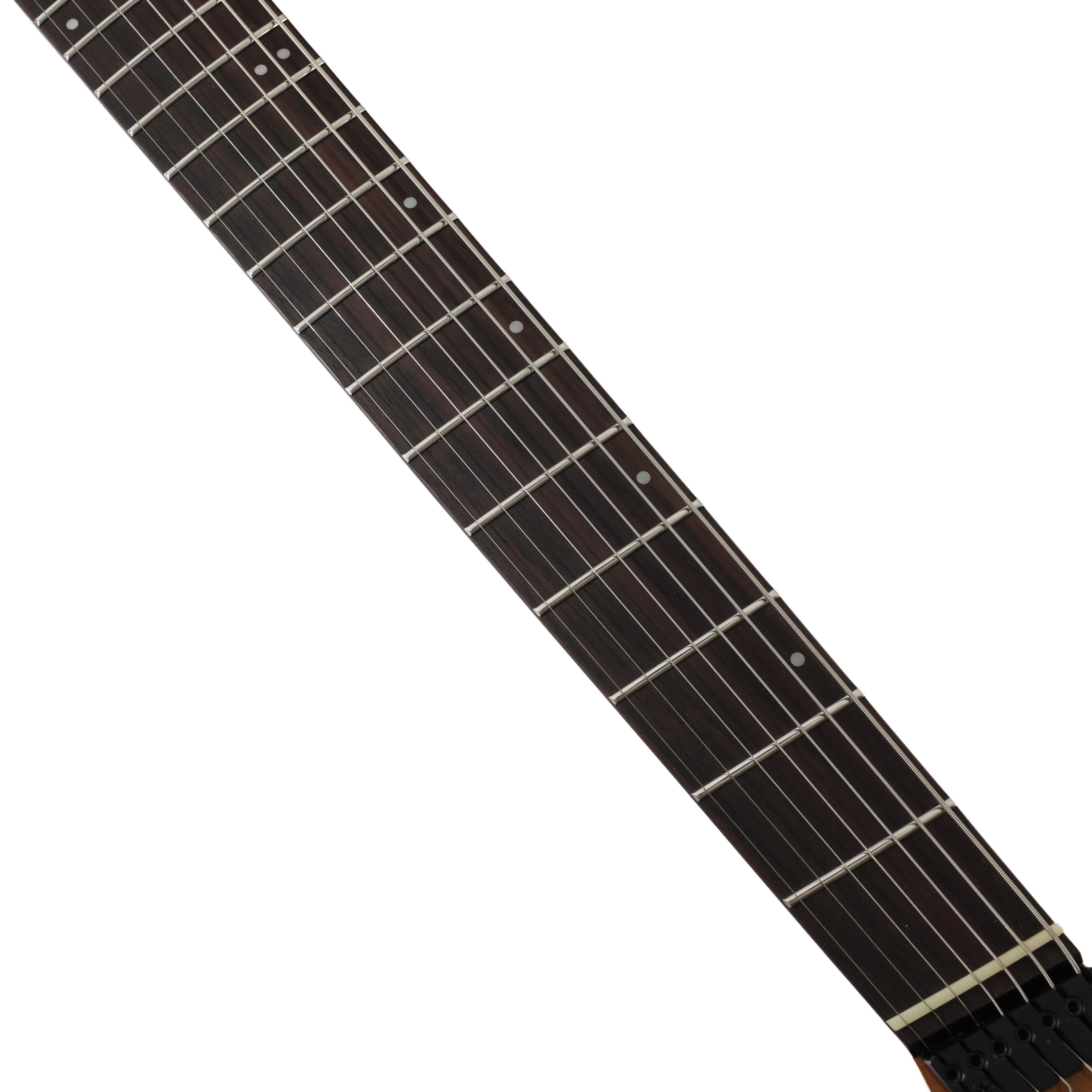 HILS NEXT HZ7 Multi-Scale 7-String Headless Electric Guitar in Satin Galaxy Black - HZ7SGB-Photo-Fingerboard.jpg