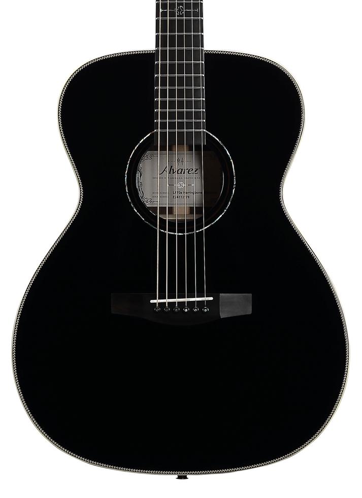 Alvarez Laureate LF70E Folk OM Electro Acoustic in Herringbone Blacktop - LF70EBT (4).jpg