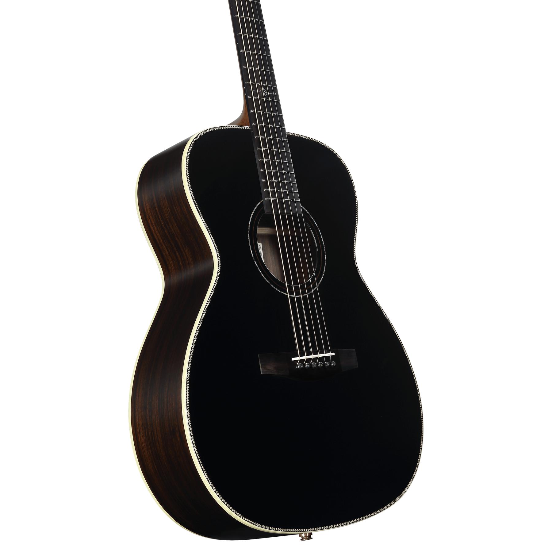 Alvarez Laureate LF70E Folk OM Electro Acoustic in Herringbone Blacktop - LF70EBT (3).jpg