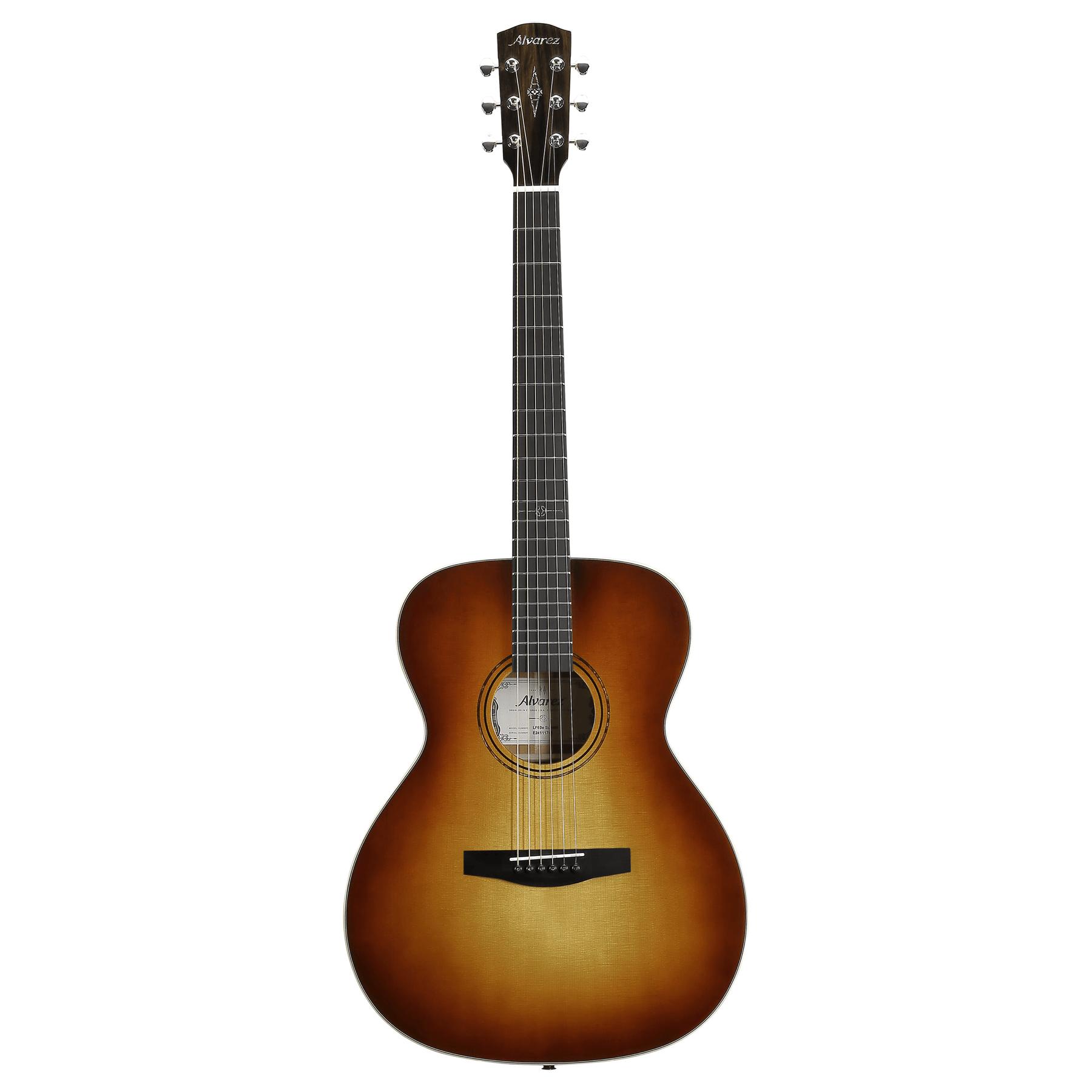 Alvarez Laureate LF60E Folk OM Electro Acoustic in Sunset - LF60ES (4).jpg