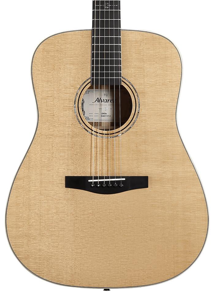 Alvarez Laureate LD60E Dreadnought Electro Acoustic in Natural - LD60E (4).jpg