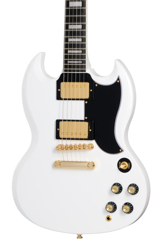 Epiphone Inspired by Gibson SG Custom in Alpine White - Andertons