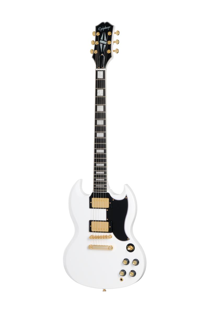 Epiphone Inspired by Gibson SG Custom Electric Guitar in Alpine White - EIGSGCAWGH1_front-800x1200-788f12b.jpg