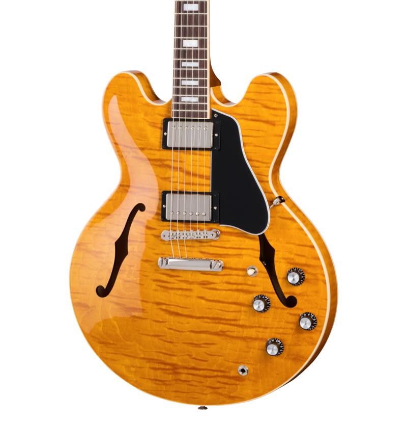 Gibson ES-335 Figured in Honey Amber - Andertons Music Co.