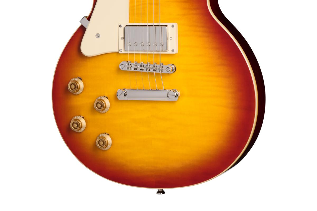 Epiphone Inspired by Gibson Les Paul Standard '50s Left Handed Electric Guitar in Washed Cherry Sunburst  - EIGLP5WCNH1L_knobs-1200x800-9b9f185.jpg