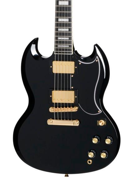 Epiphone Inspired by Gibson SG Custom in Ebony - Andertons Music Co.
