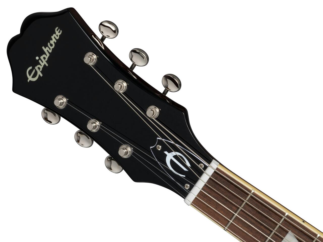 Epiphone Left Handed Casino in Vintage Sunburst - EOCAVSNH1L-Epiphone-Casino-Vintage-Sunburst-Left-Handed-Headstock.jpg