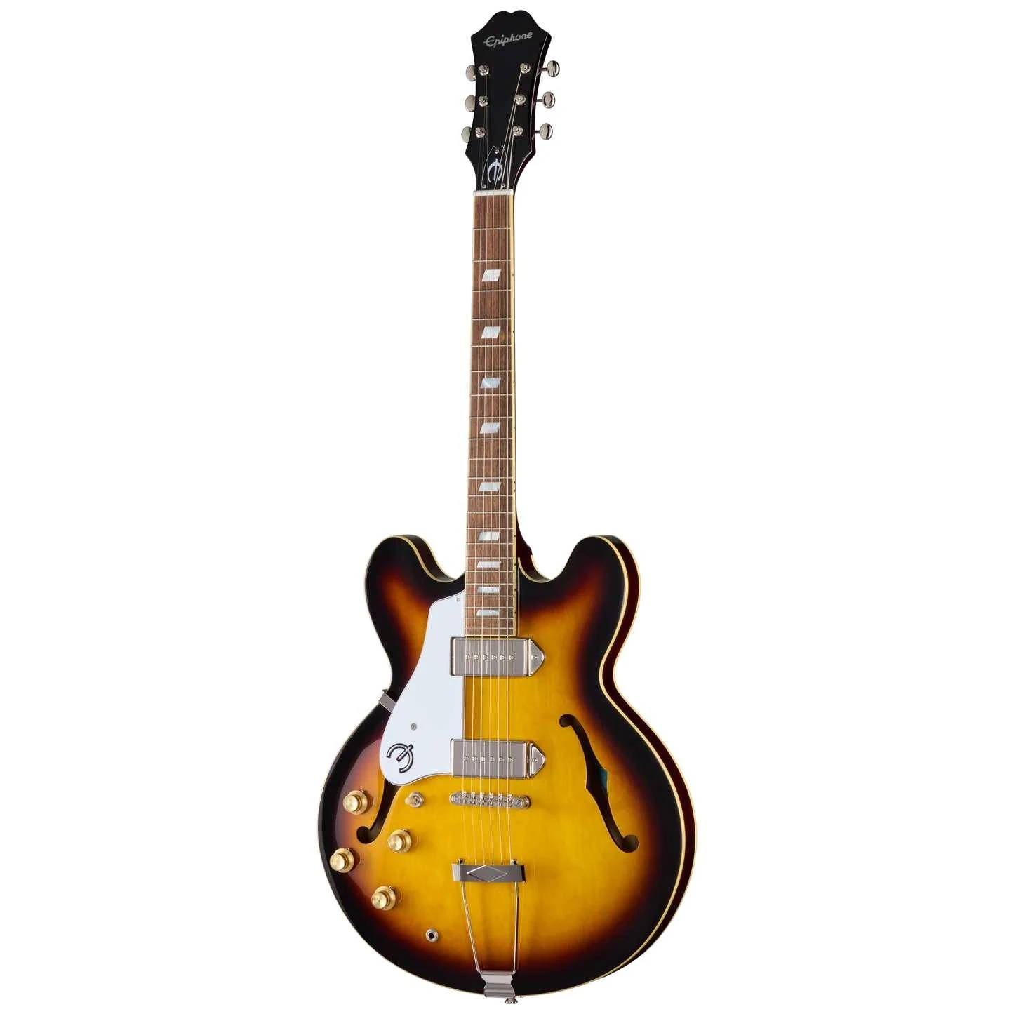 Epiphone Original Casino Hollow Body Left Handed Electric Guitar in Vintage Sunburst - EOCAVSNH1L (6).jpg
